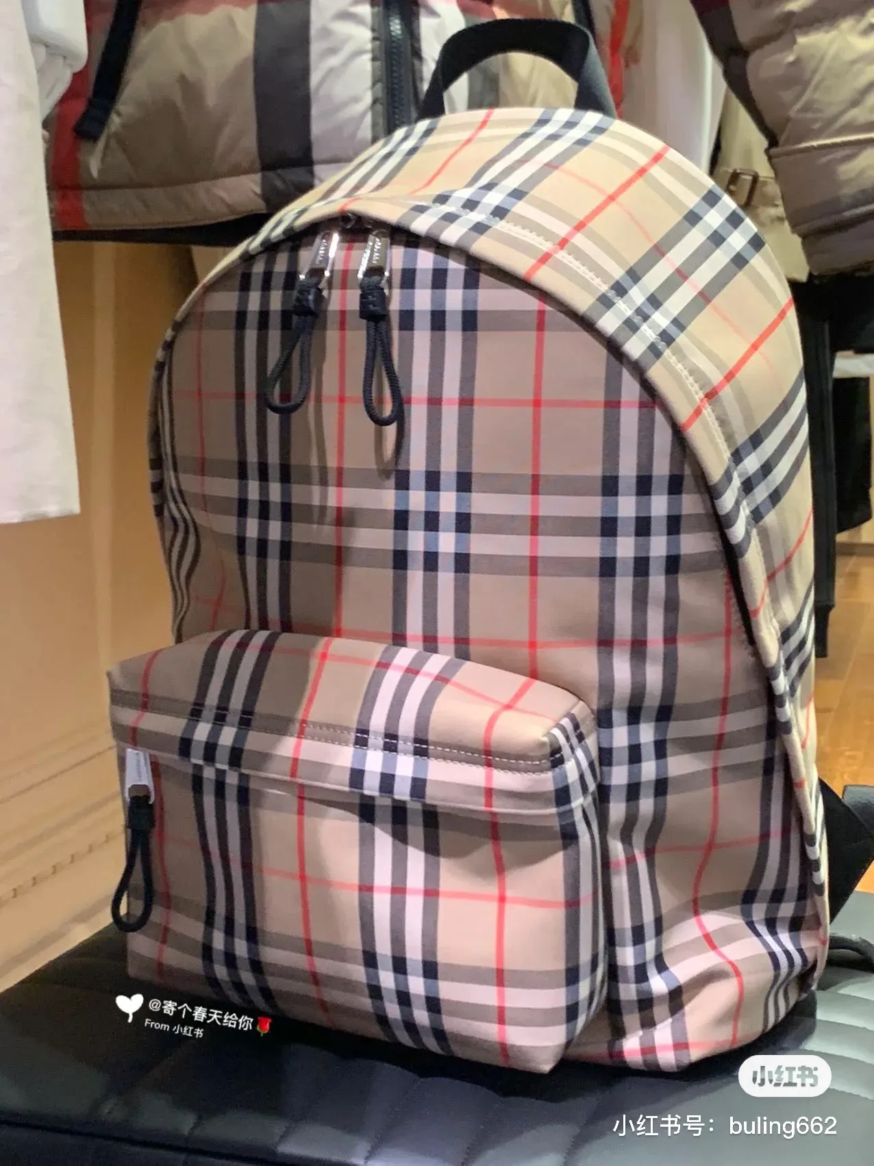 Burberry Logo Print Backpack D28518133 — view 7