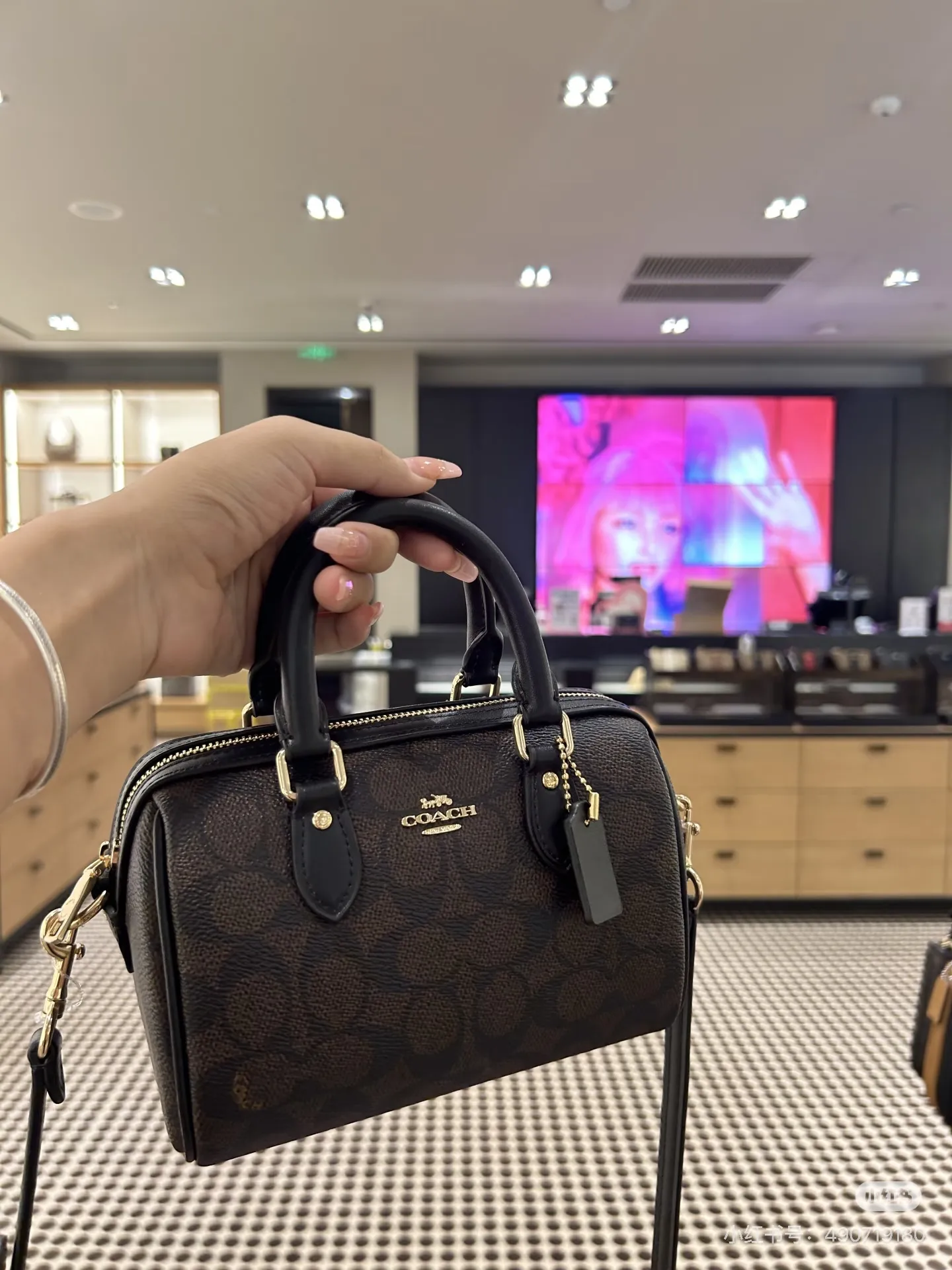 Coach Rowan Mini Boston Bag D30018378 — view 5