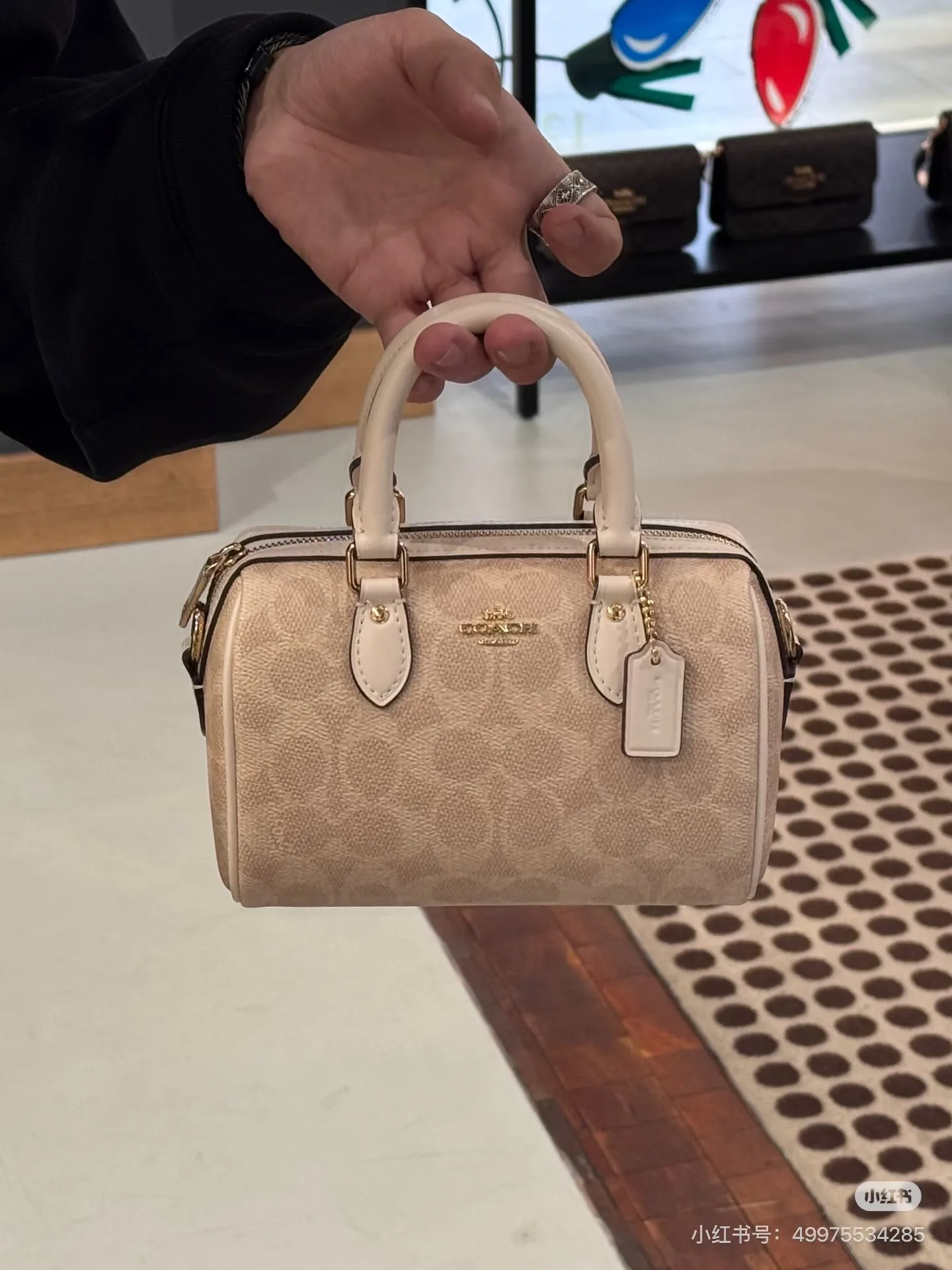 Coach Rowan Mini Boston Bag D30018378 — view 6