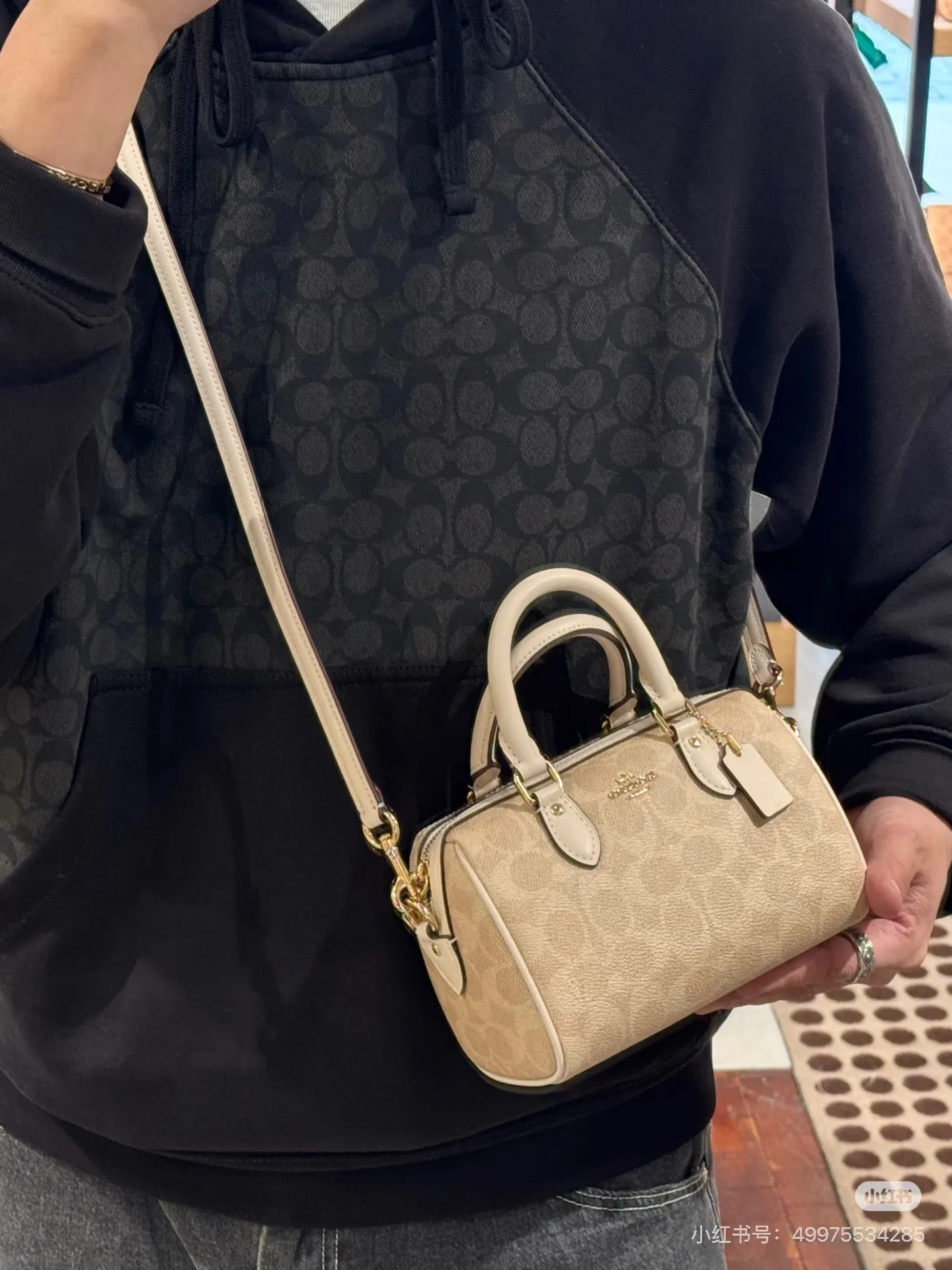 Coach Rowan Mini Boston Bag D30018378 — view 7