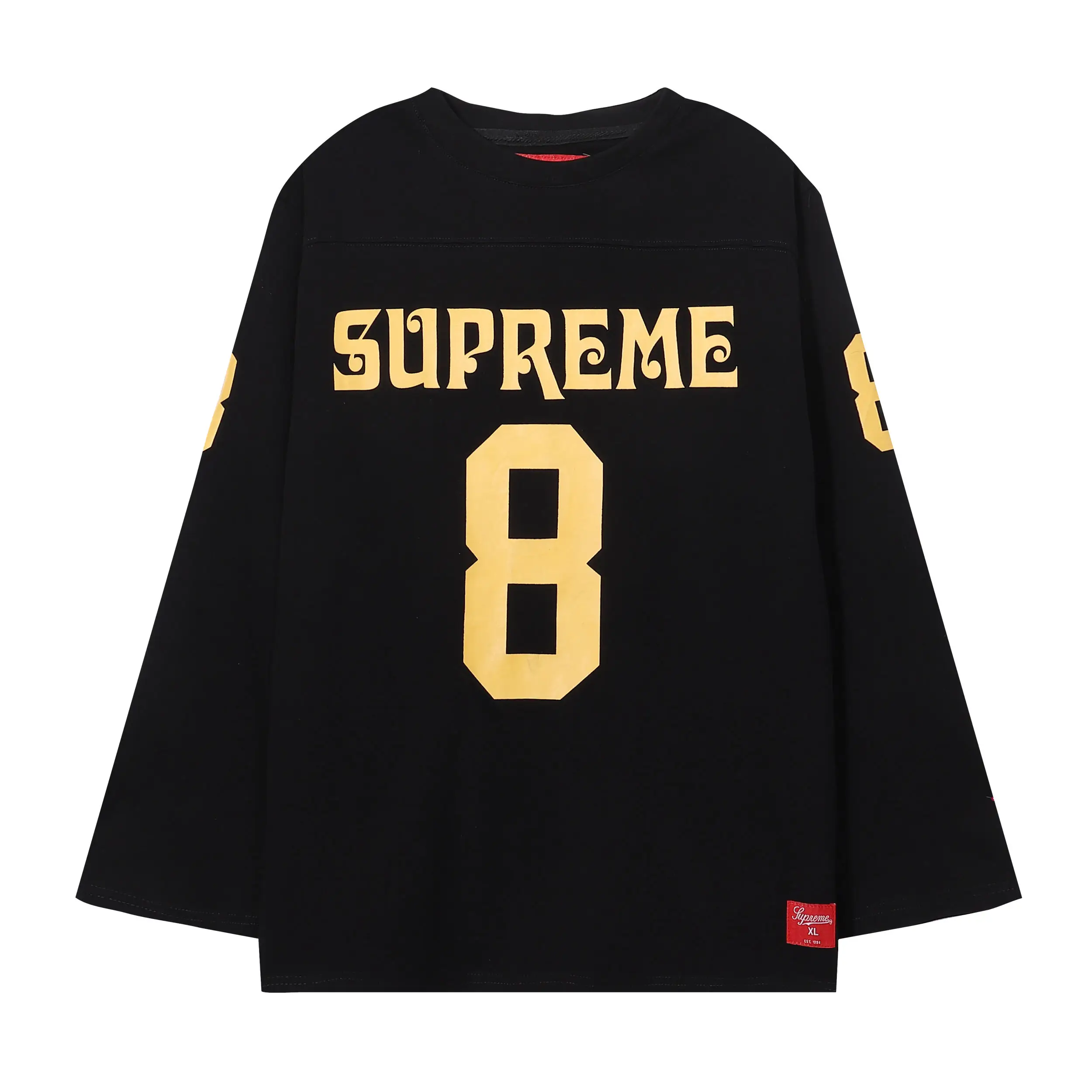 Supreme Number 8 Printed Long-Sleeve T-Shirt D5015484 — view 4