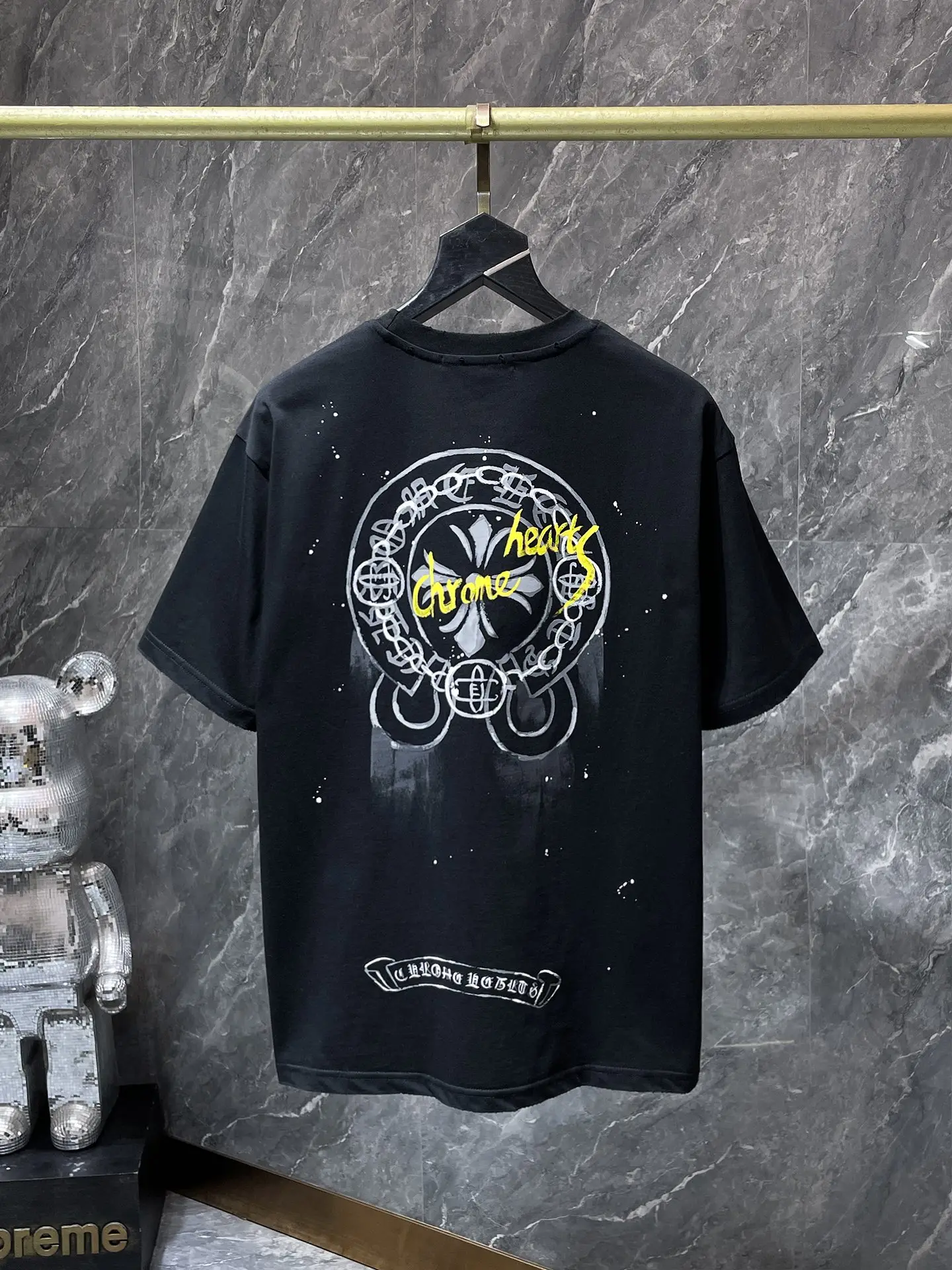 Logo Graphic Splatter Print T-Shirt D5515447 — view 3