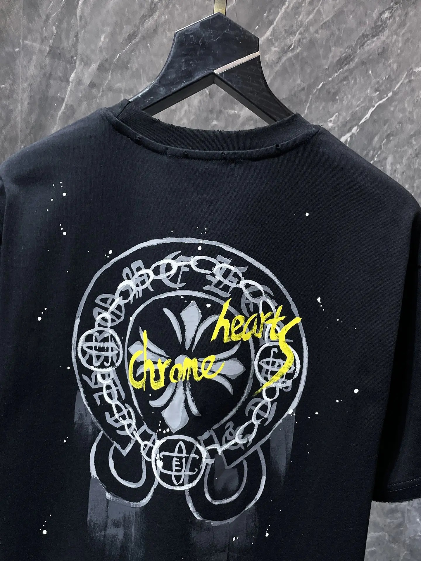 Logo Graphic Splatter Print T-Shirt D5515447 — view 6