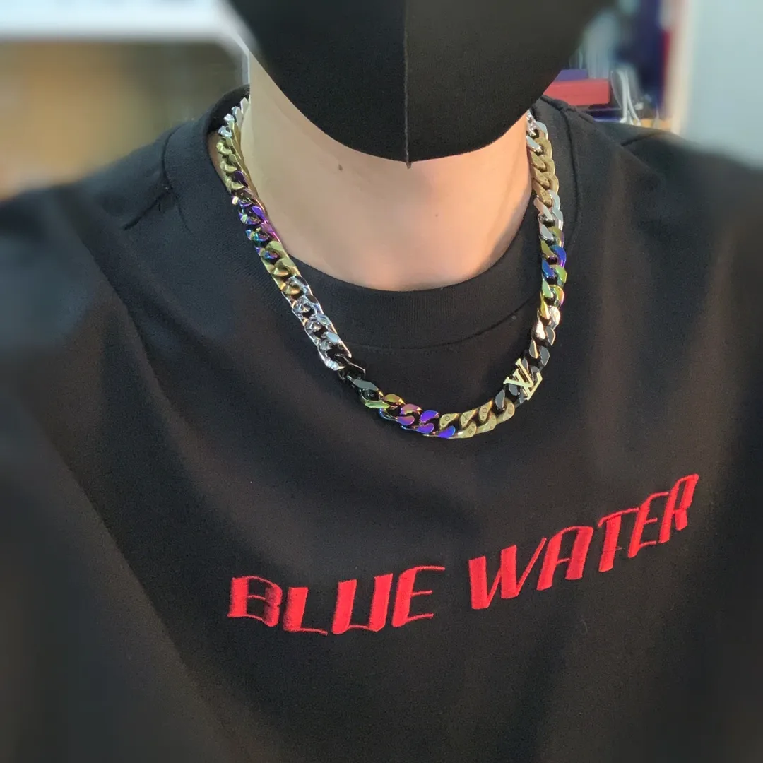Monogram Chain Links Patches Necklace D21016752 — view 9