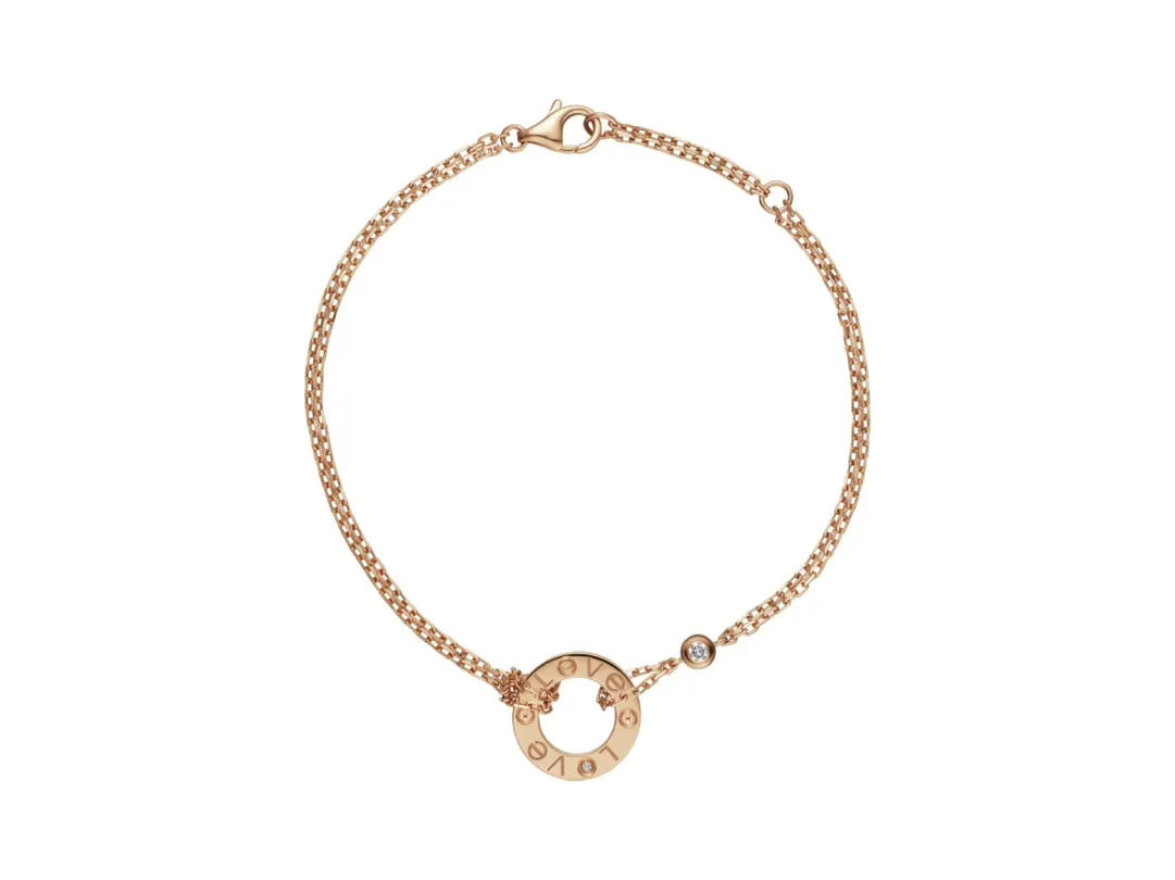 Love Diamond Double Chain Bracelet D15516887