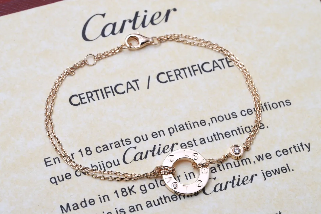 Love Diamond Double Chain Bracelet D15516887 — view 3