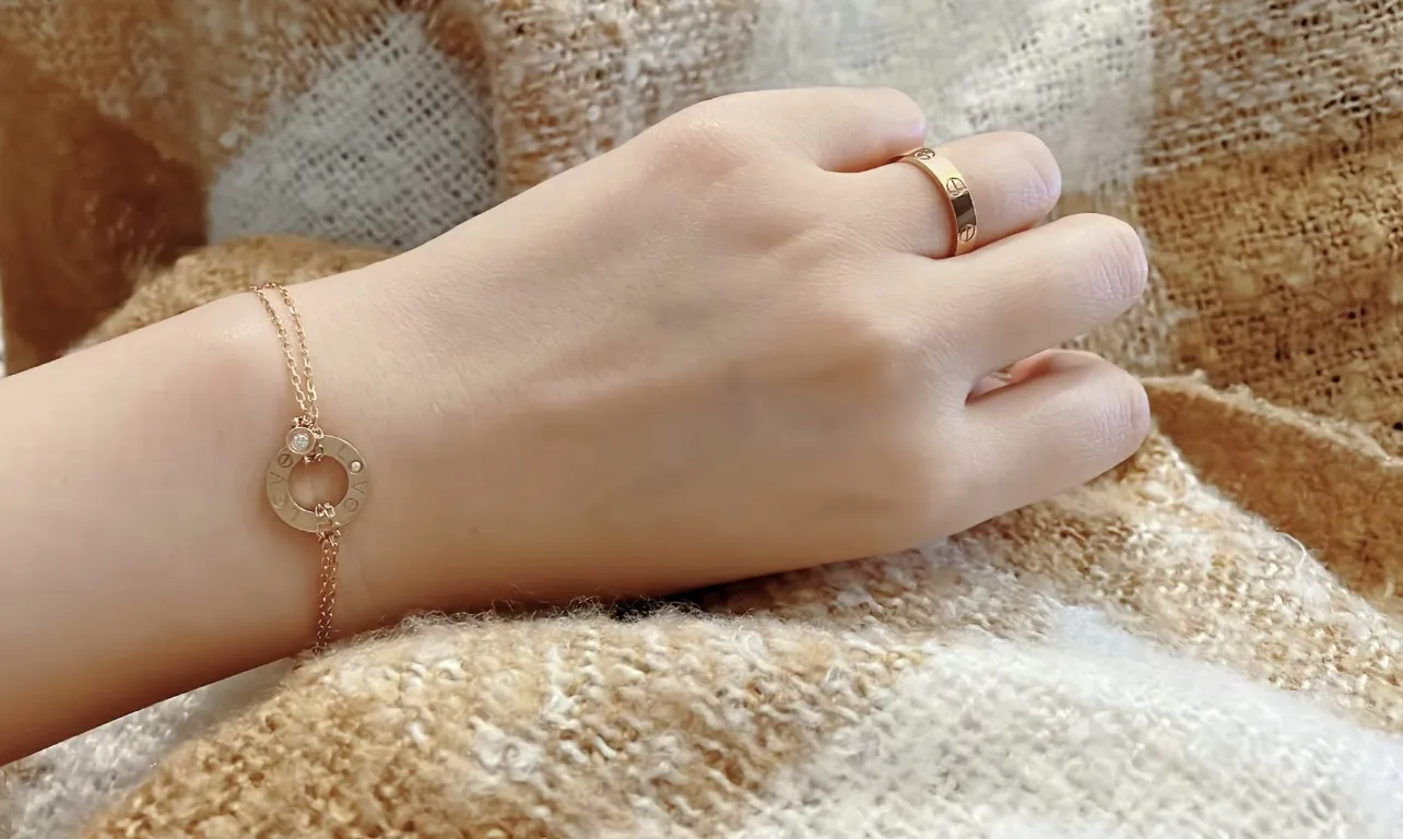 Love Diamond Double Chain Bracelet D15516887 — view 9