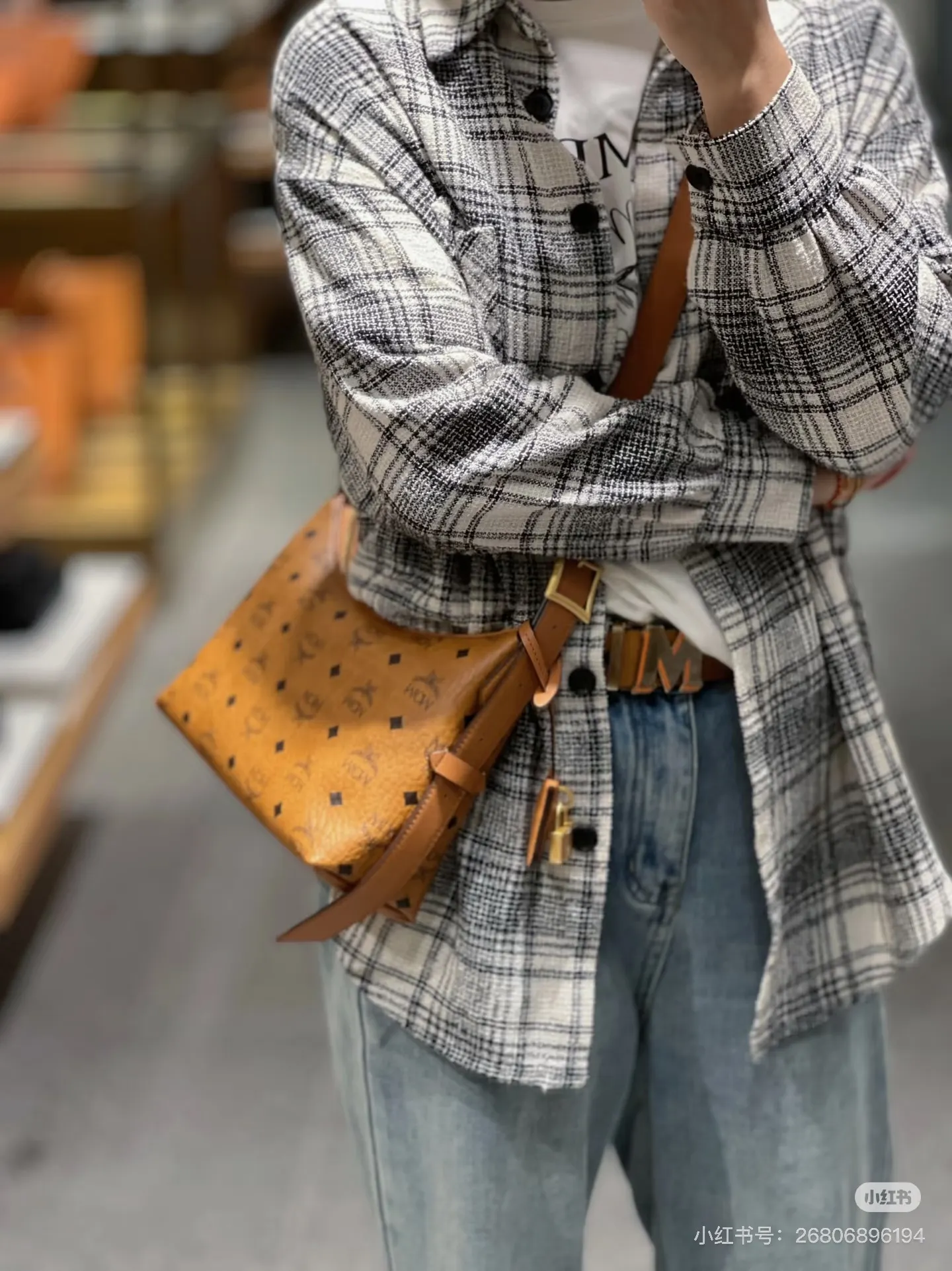 MCM Visetos Hobo Shoulder Bag D27517945