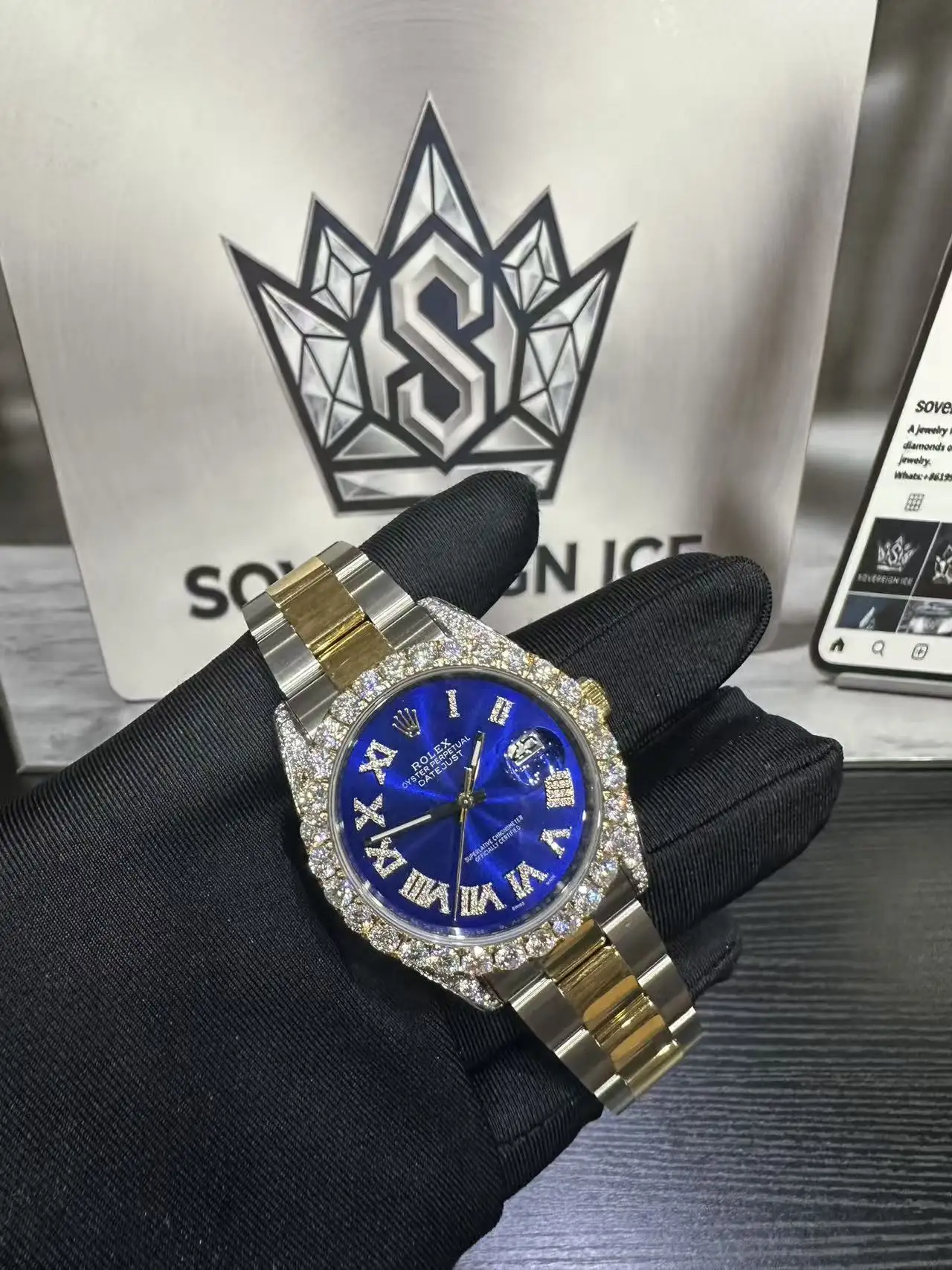 Rolex Datejust VVS Moissanite Watch D680018593