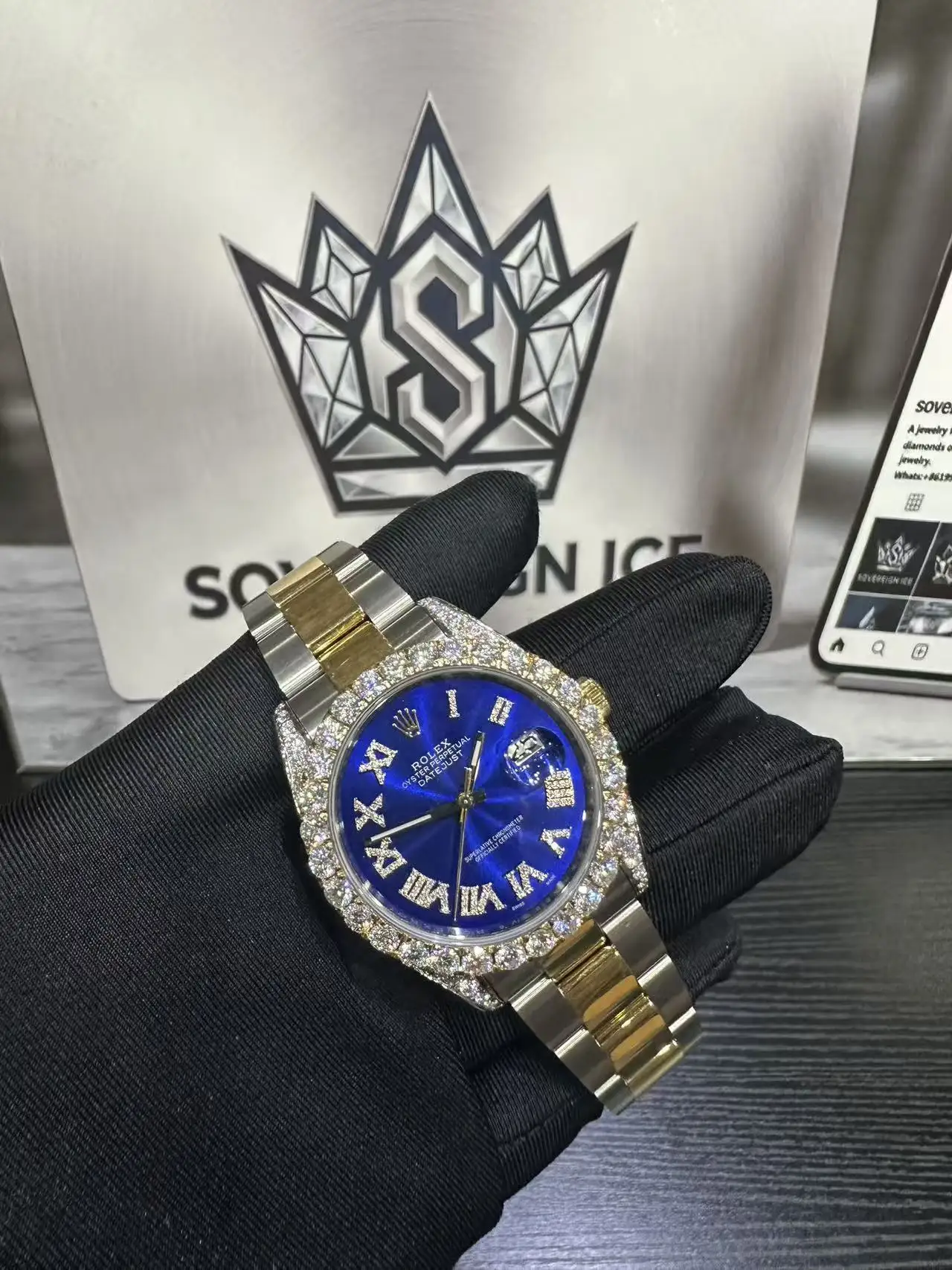 Rolex Datejust VVS Moissanite Watch D680018593