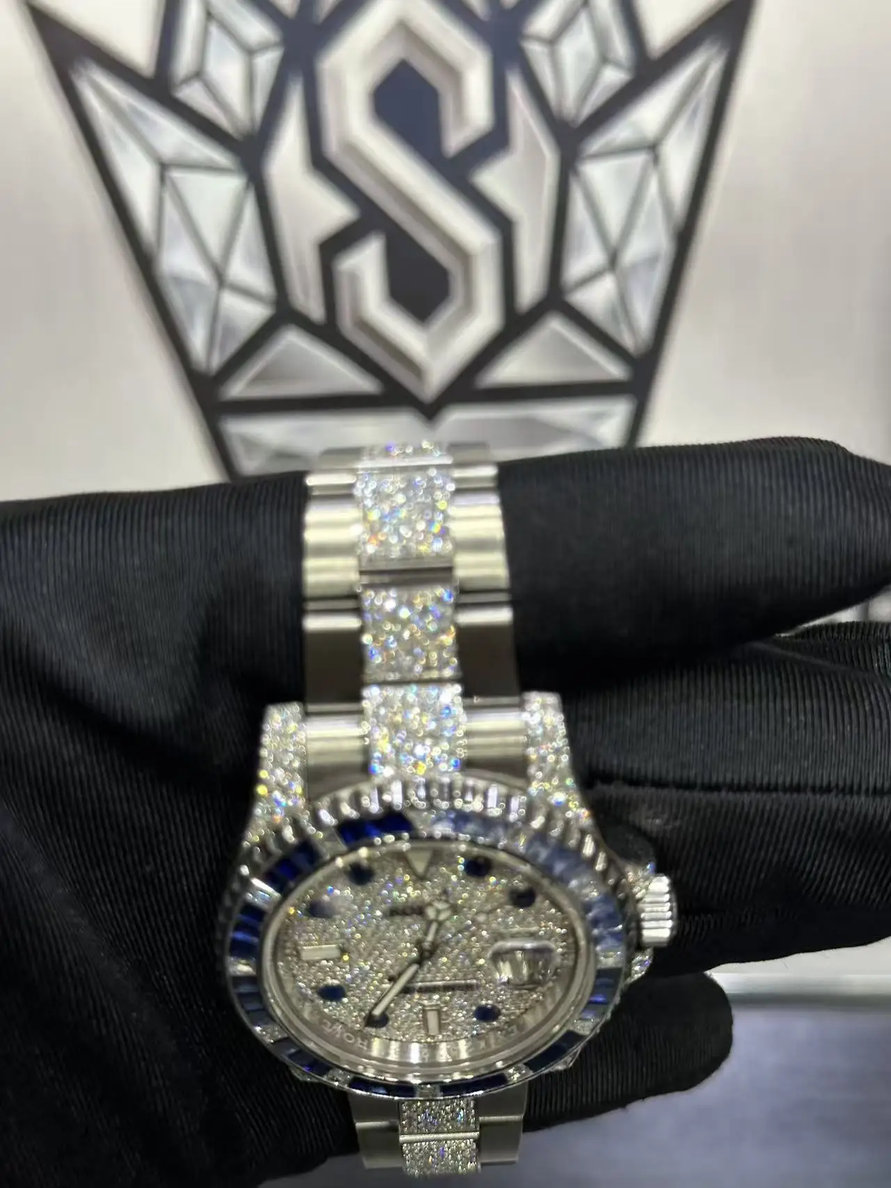 Rolex Submariner (VVS Moissanite Watch) D680018595 — view 4