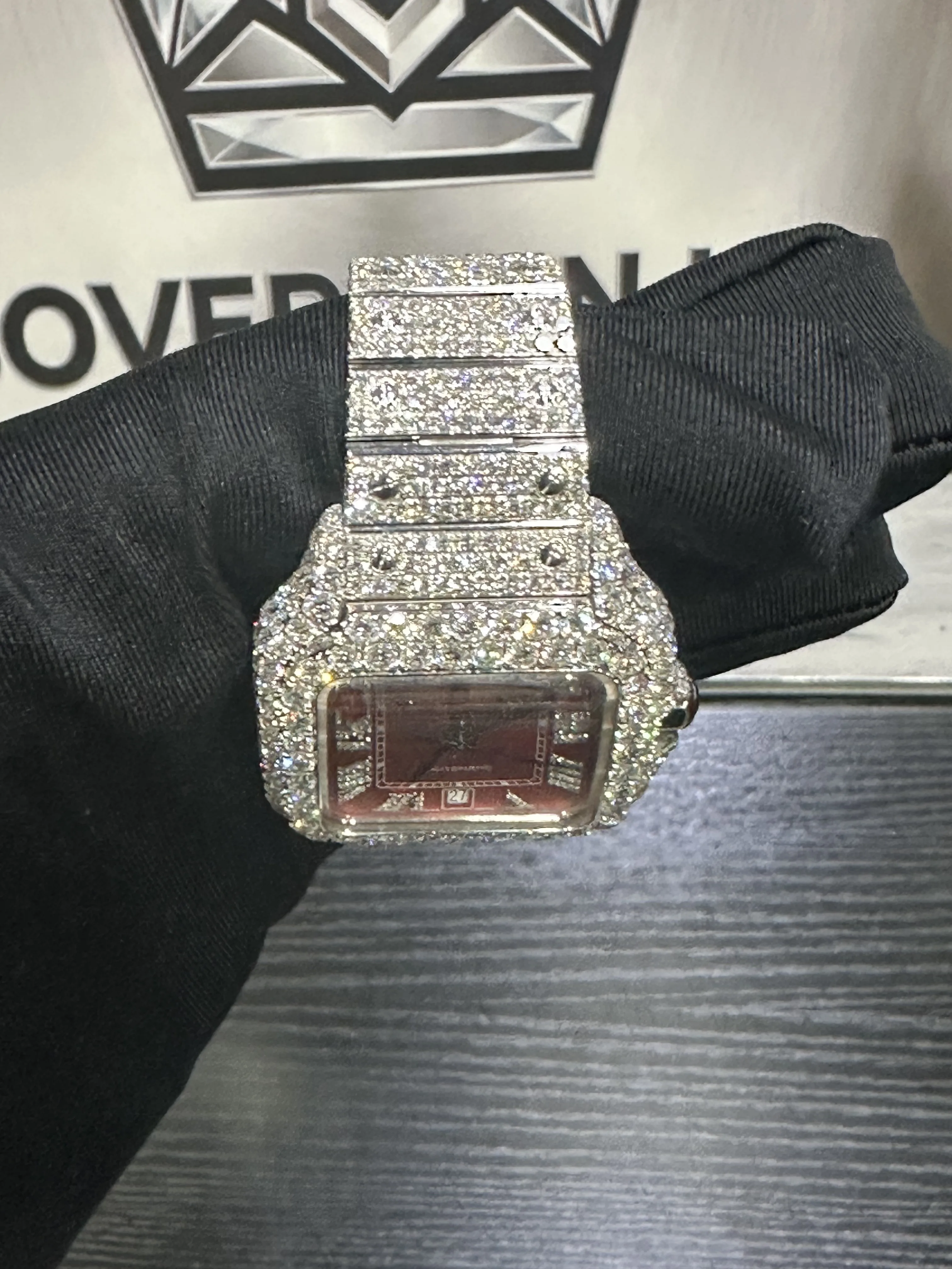 Cartier Santos Collection (VVS Lab-grown Diamond Watch) D3000018599 — view 2