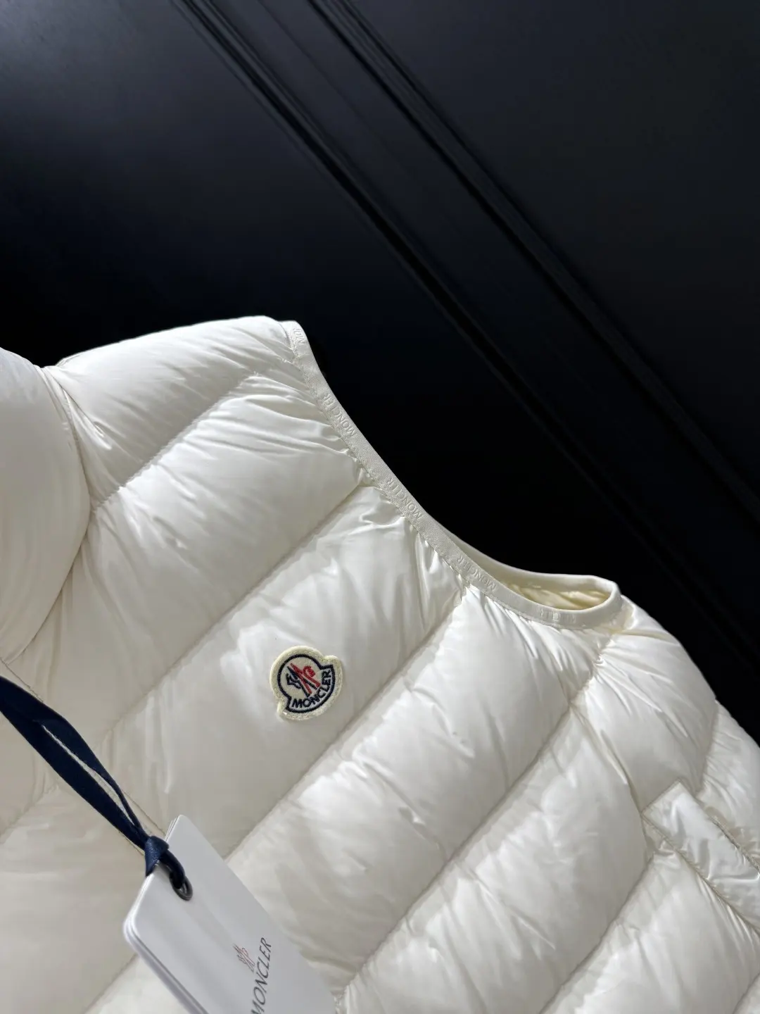 Logo-Patch Quilted Down Gilet D47020840 — view 4