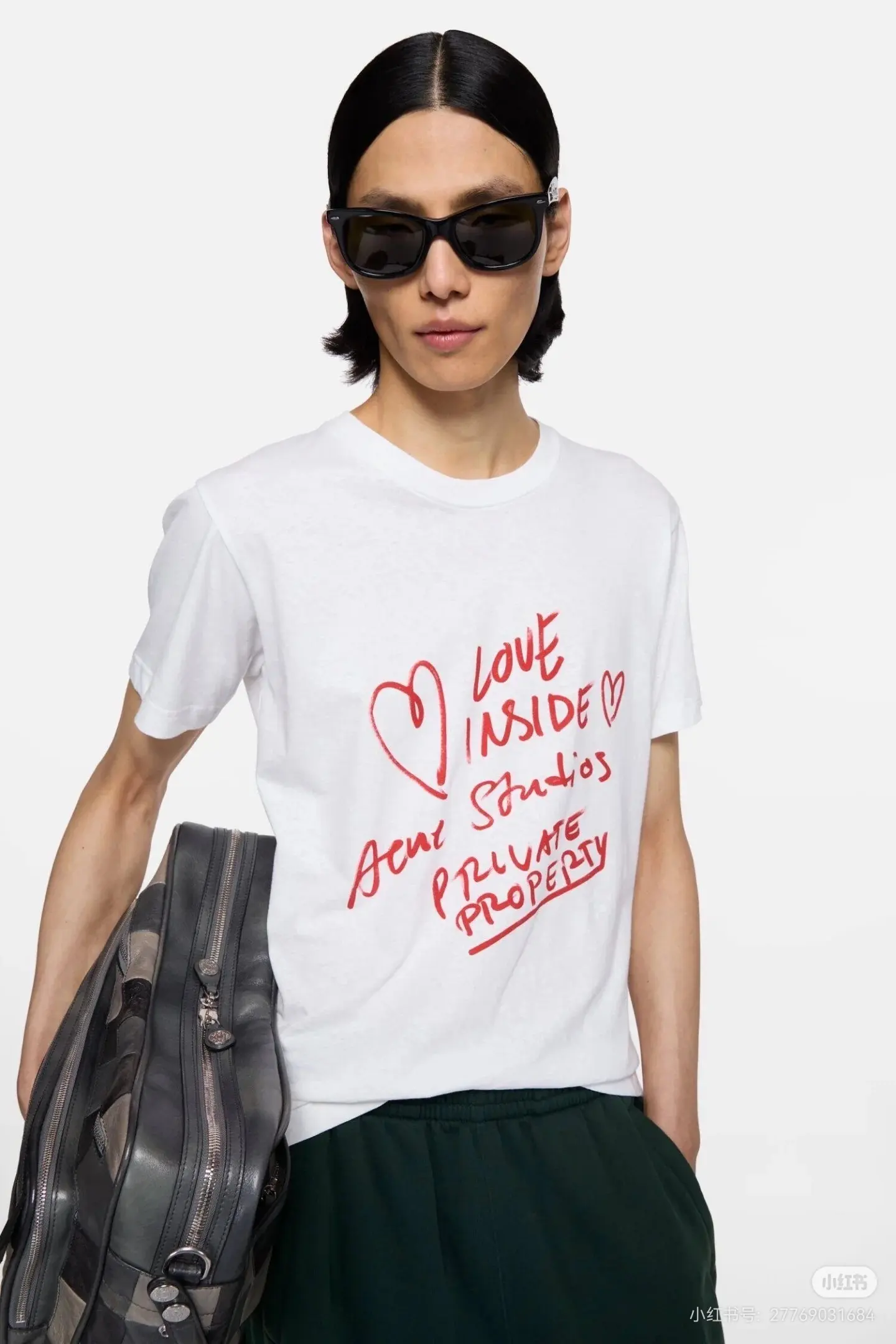 Acne Studios Layered Long-Sleeve Graphic T-Shirt D13522439 — view 2