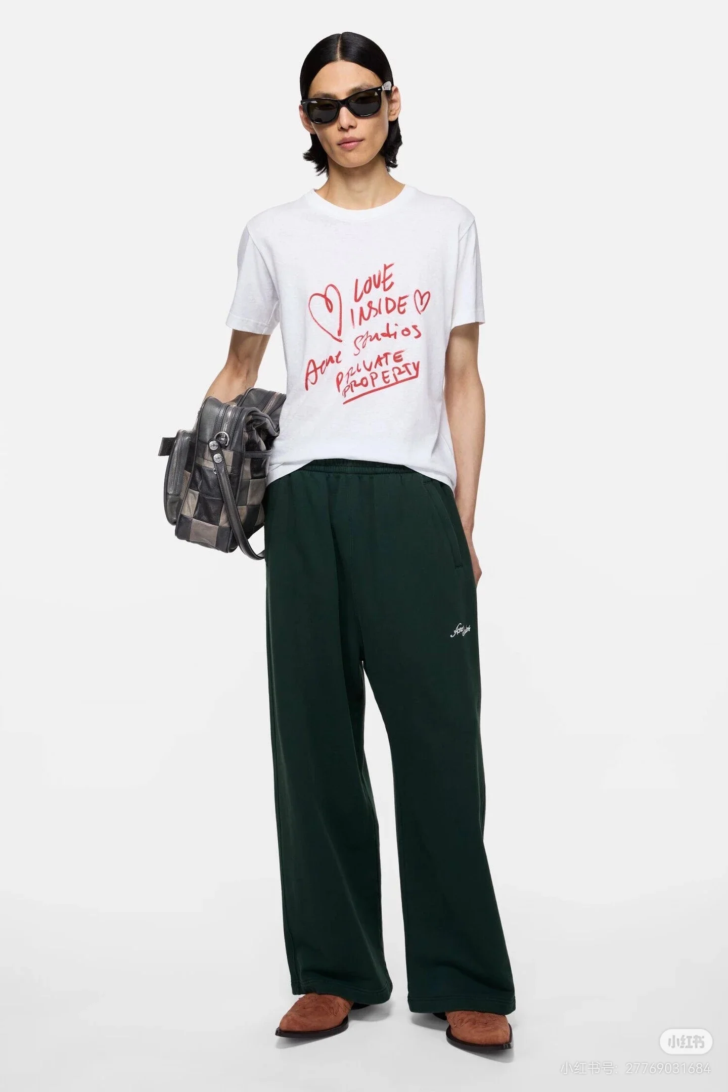 Acne Studios Layered Long-Sleeve Graphic T-Shirt D13522439 — view 3