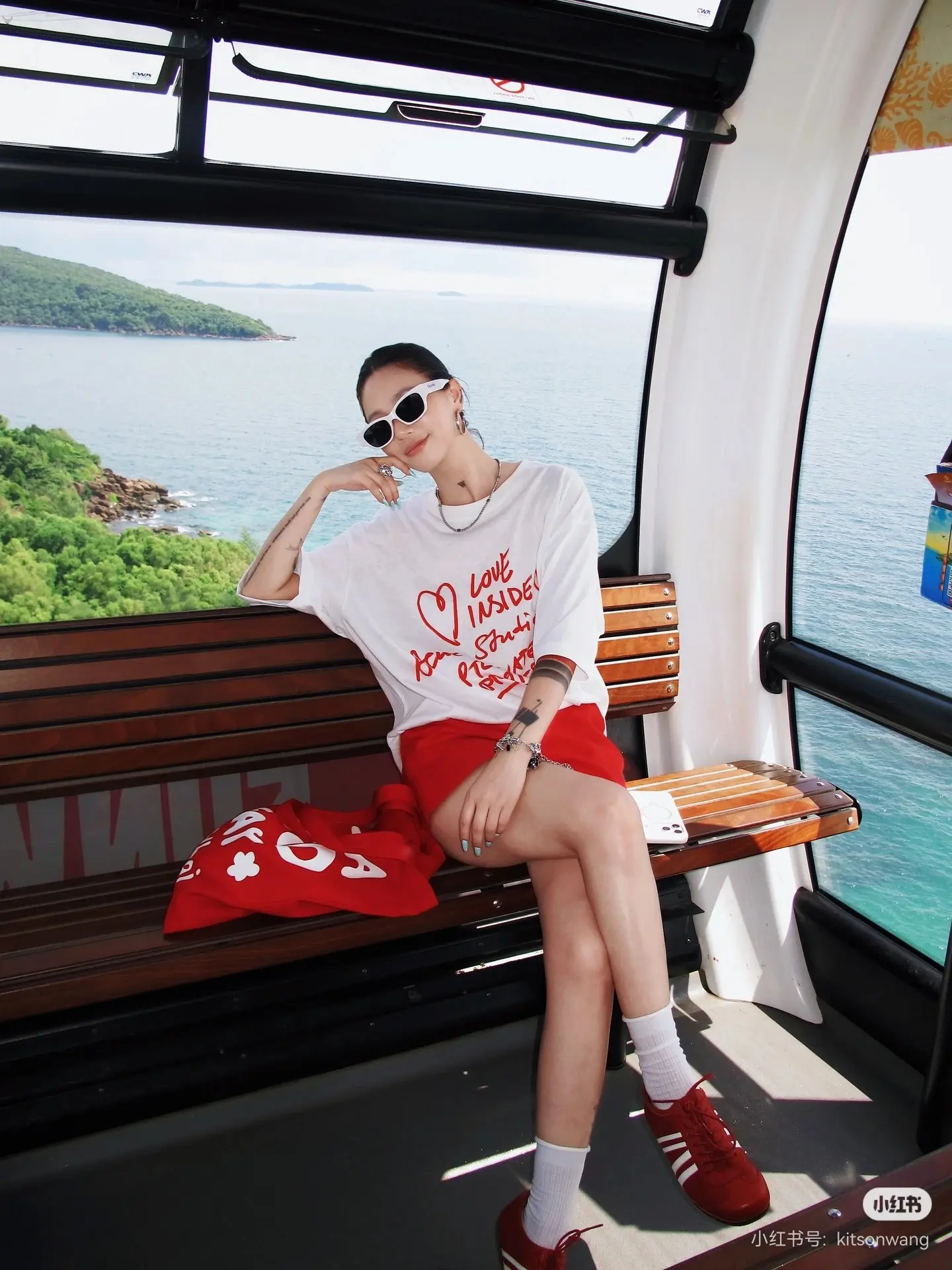 Acne Studios Layered Long-Sleeve Graphic T-Shirt D13522439 — view 5