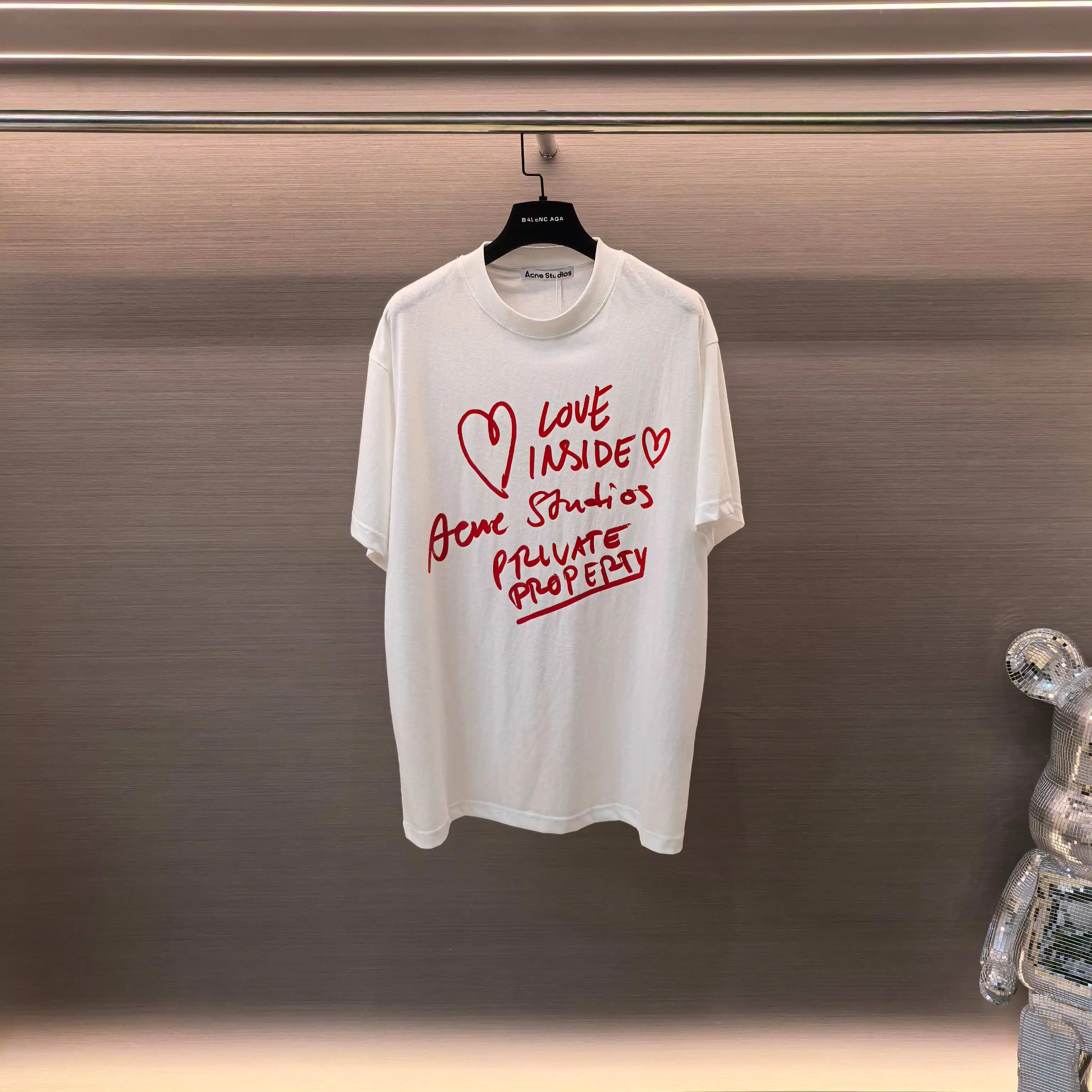Acne Studios Heart Graphic Long-Sleeve T-Shirt D13522437