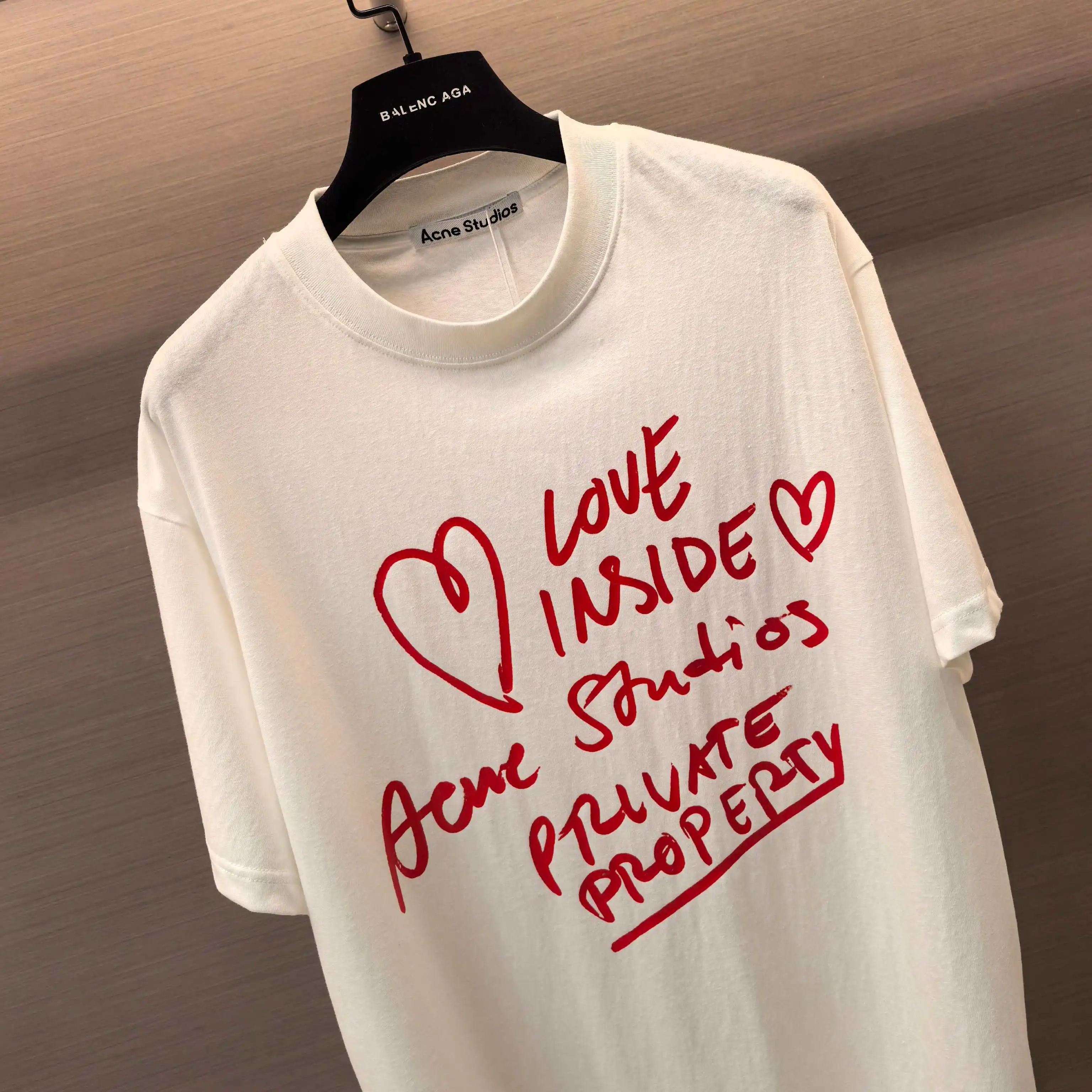 Acne Studios Heart Graphic Long-Sleeve T-Shirt D13522437 — view 3