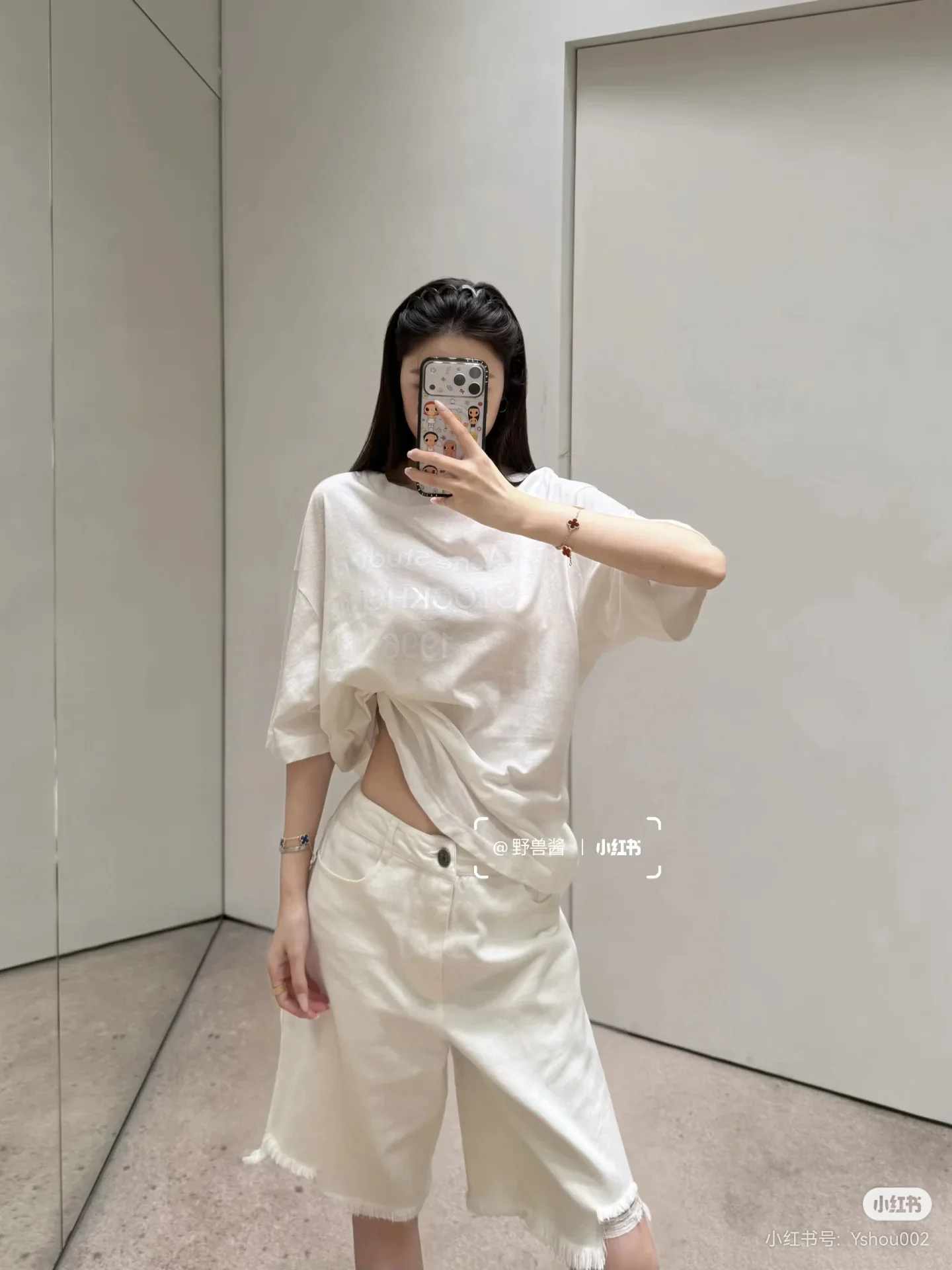 1996 Logo-Print Linen-Blend T-Shirt D13522462 — view 3