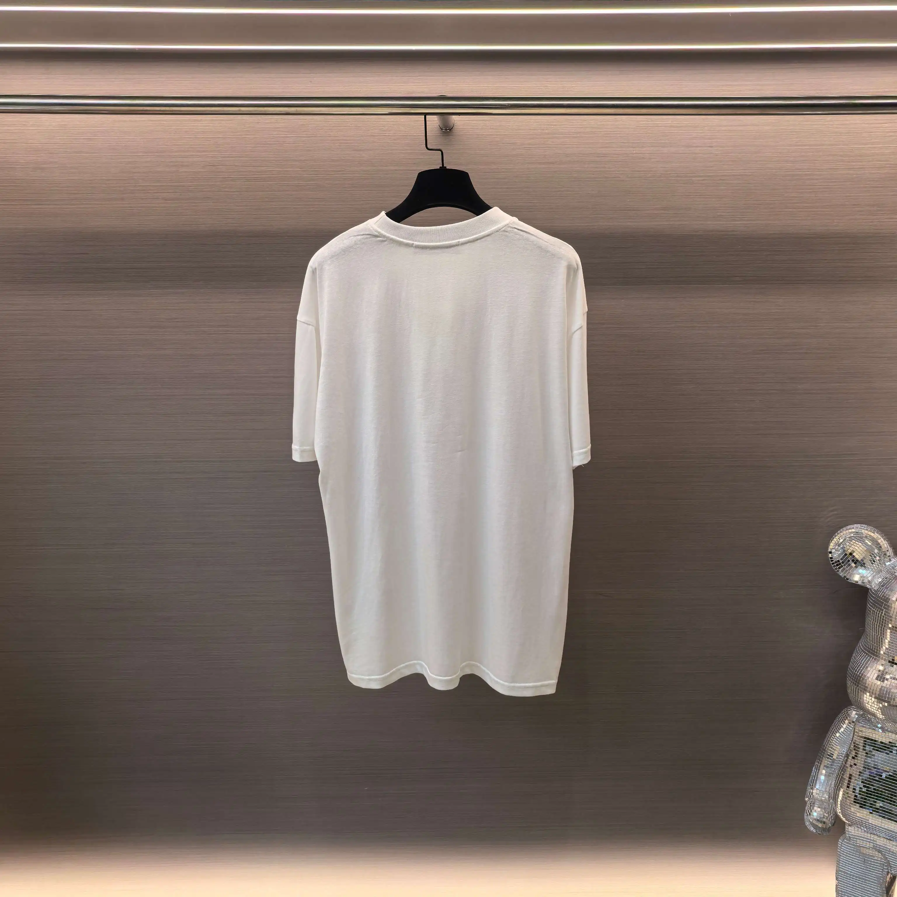 Acne Studios 1996 Logo Linen-Blend T-Shirt D13522461 — view 3