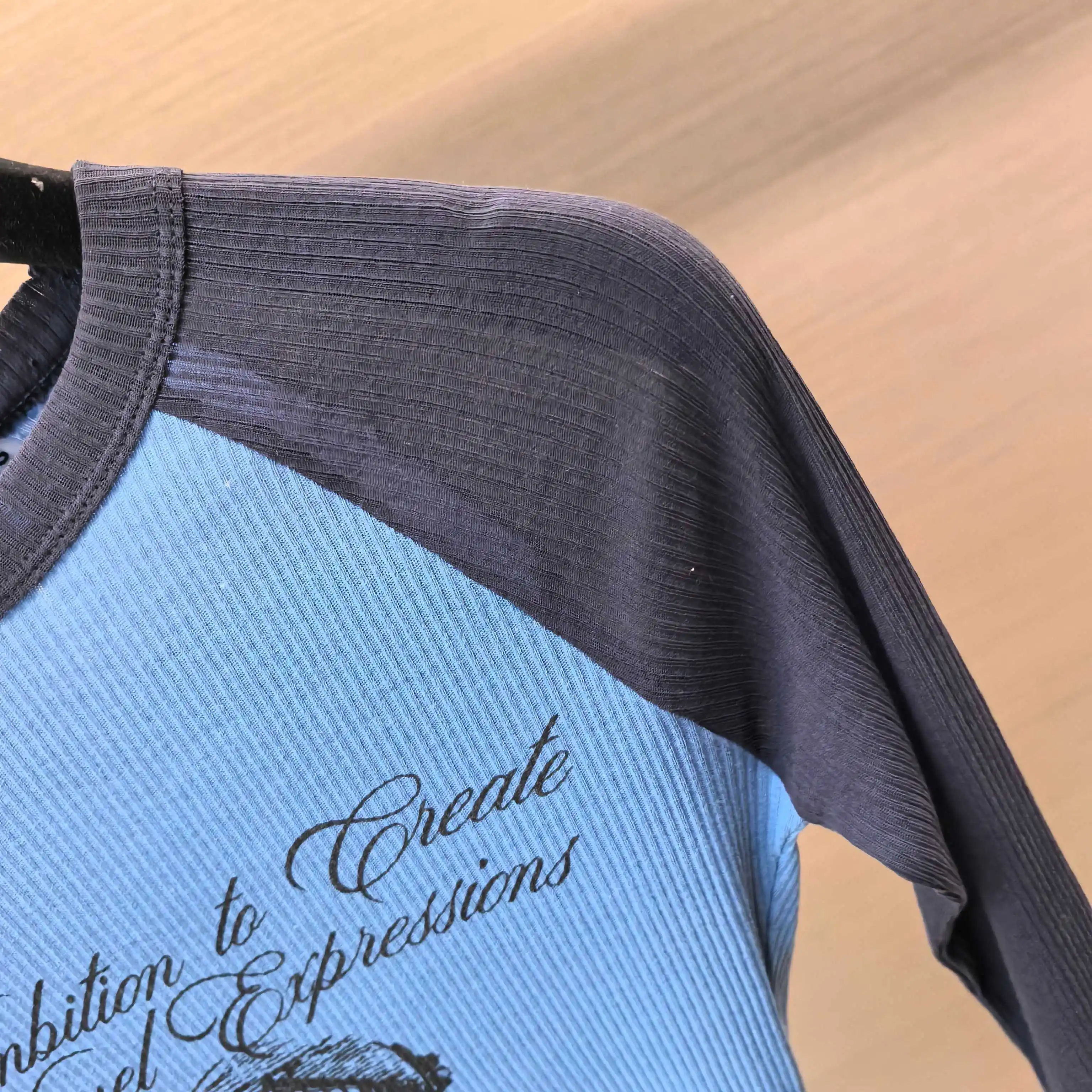 Acne Studios Raglan Graphic Ribbed T-Shirt D13522431 — view 7