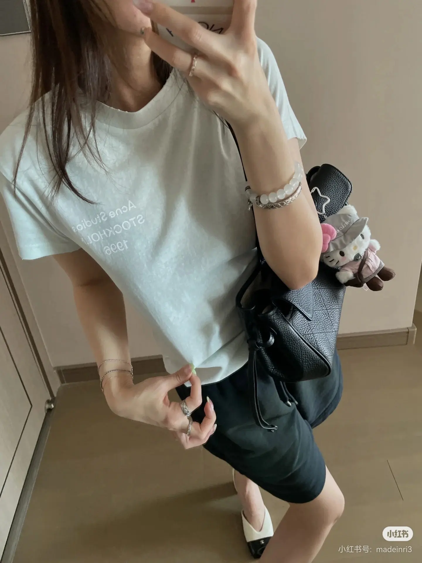 Logo Print Cotton-Linen T-Shirt D13522544 — view 7