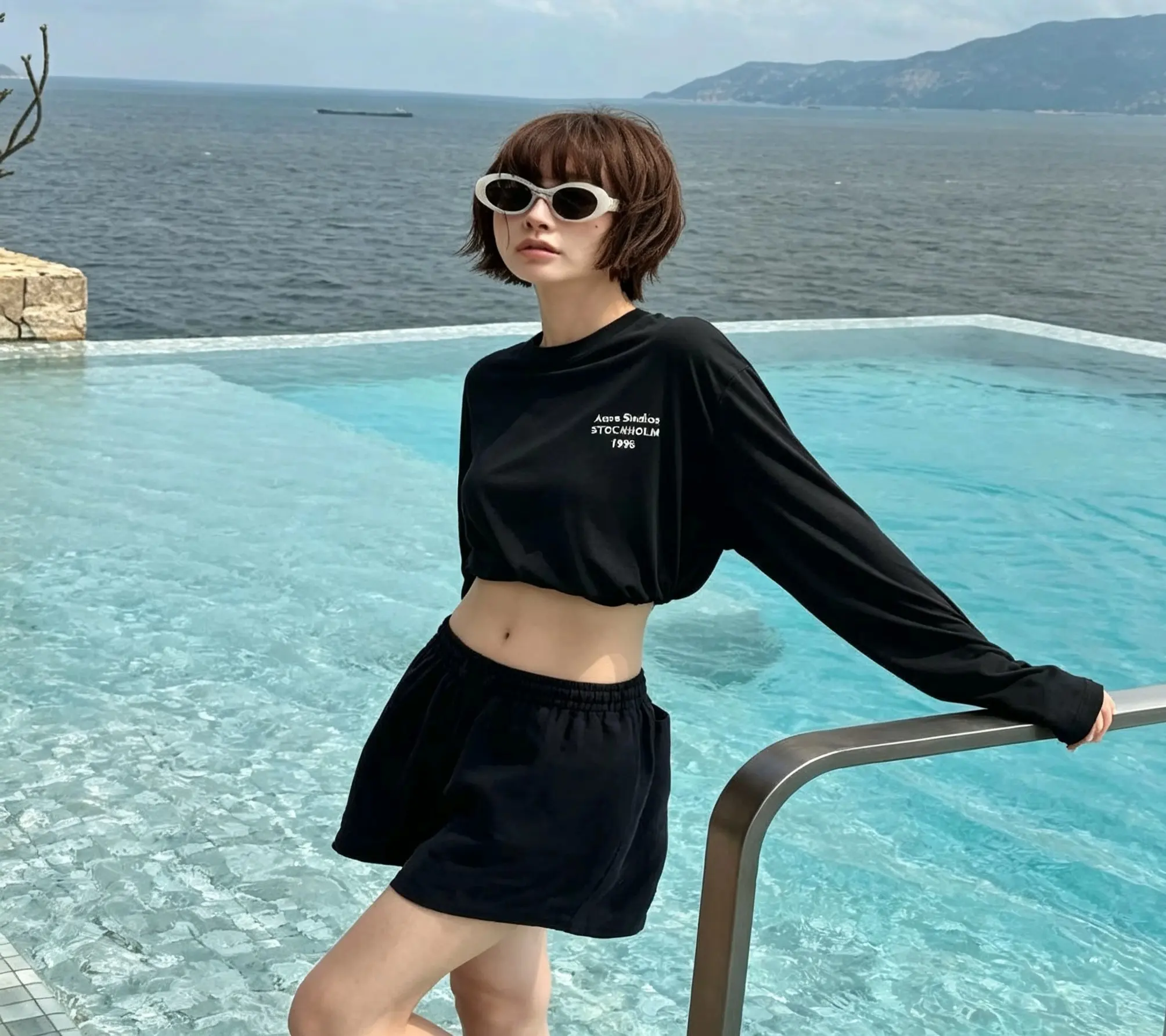 Acne Studios 1996 Logo Long-Sleeve T-Shirt D13522503 — view 3