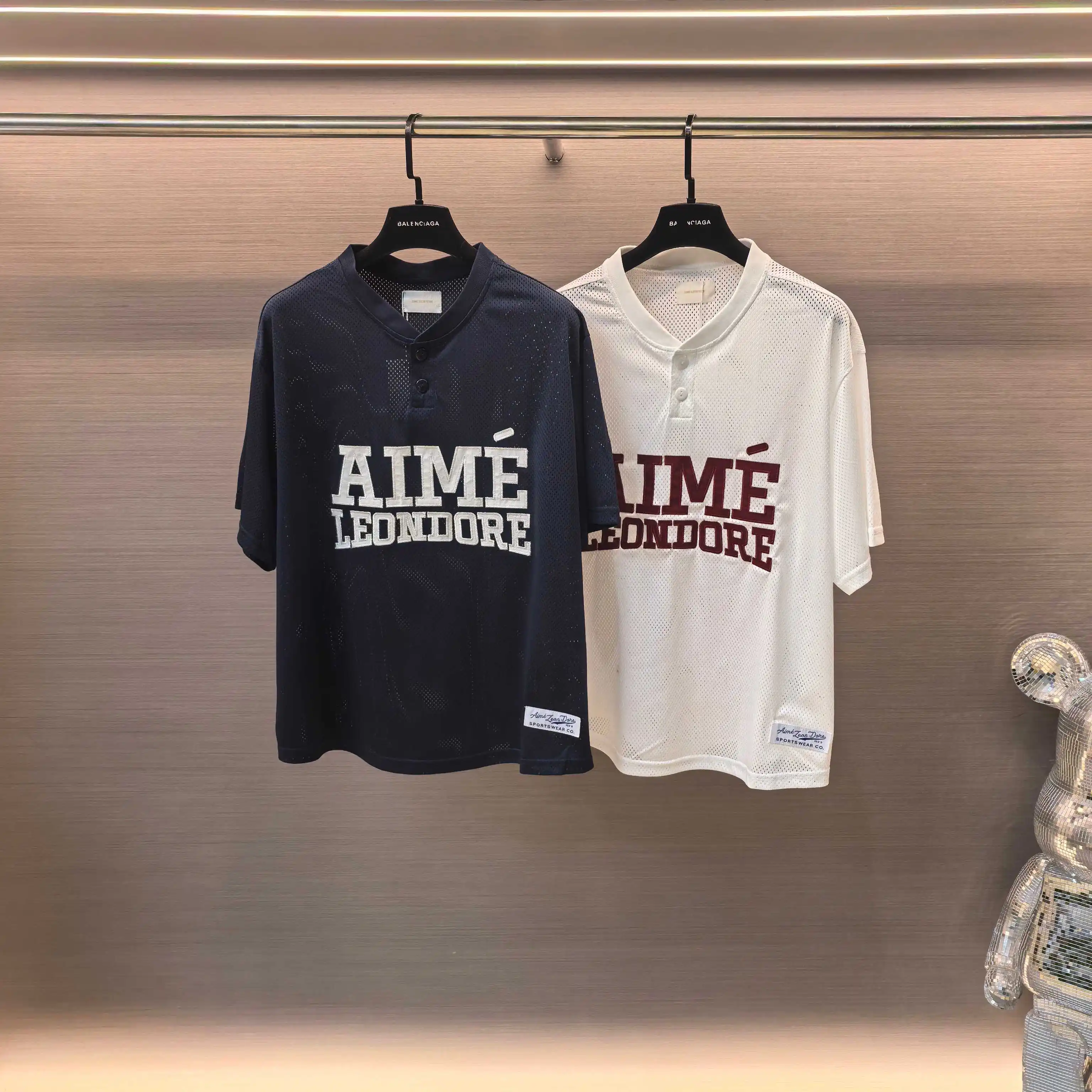 Mesh Henley Baseball T-Shirt D13522463