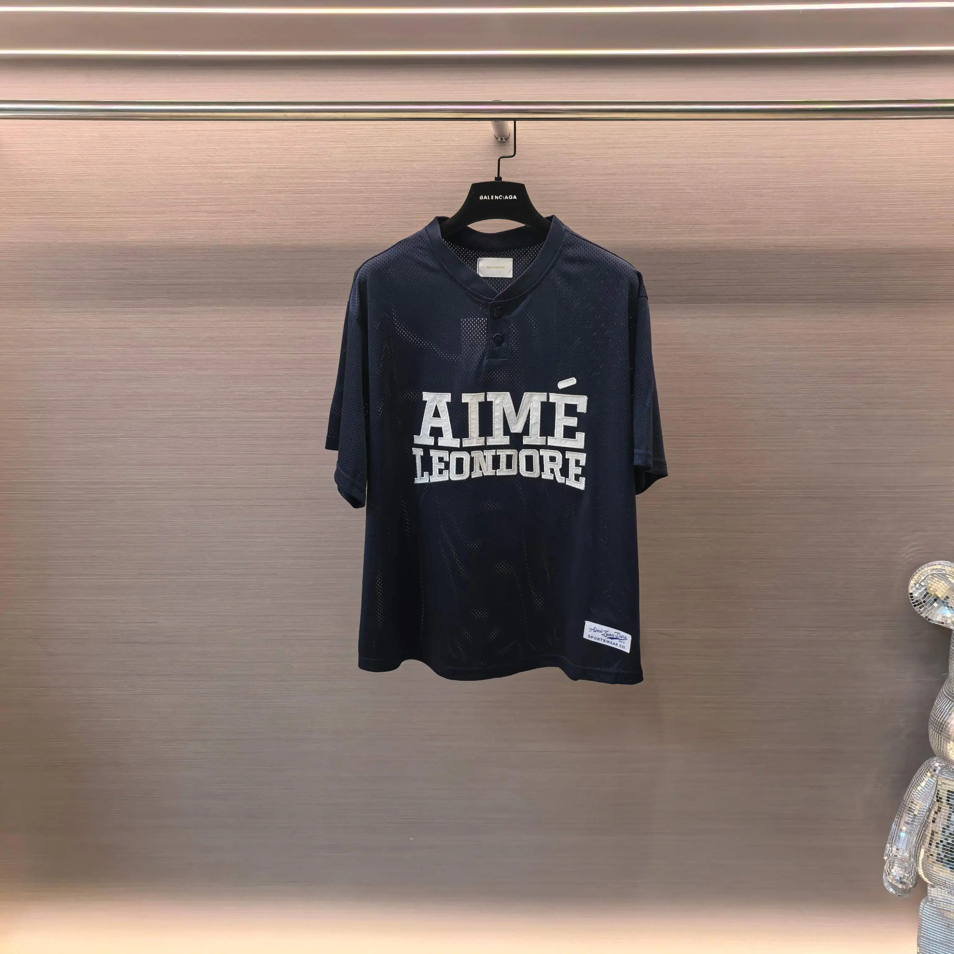 Mesh Henley Baseball T-Shirt D13522463 — view 2