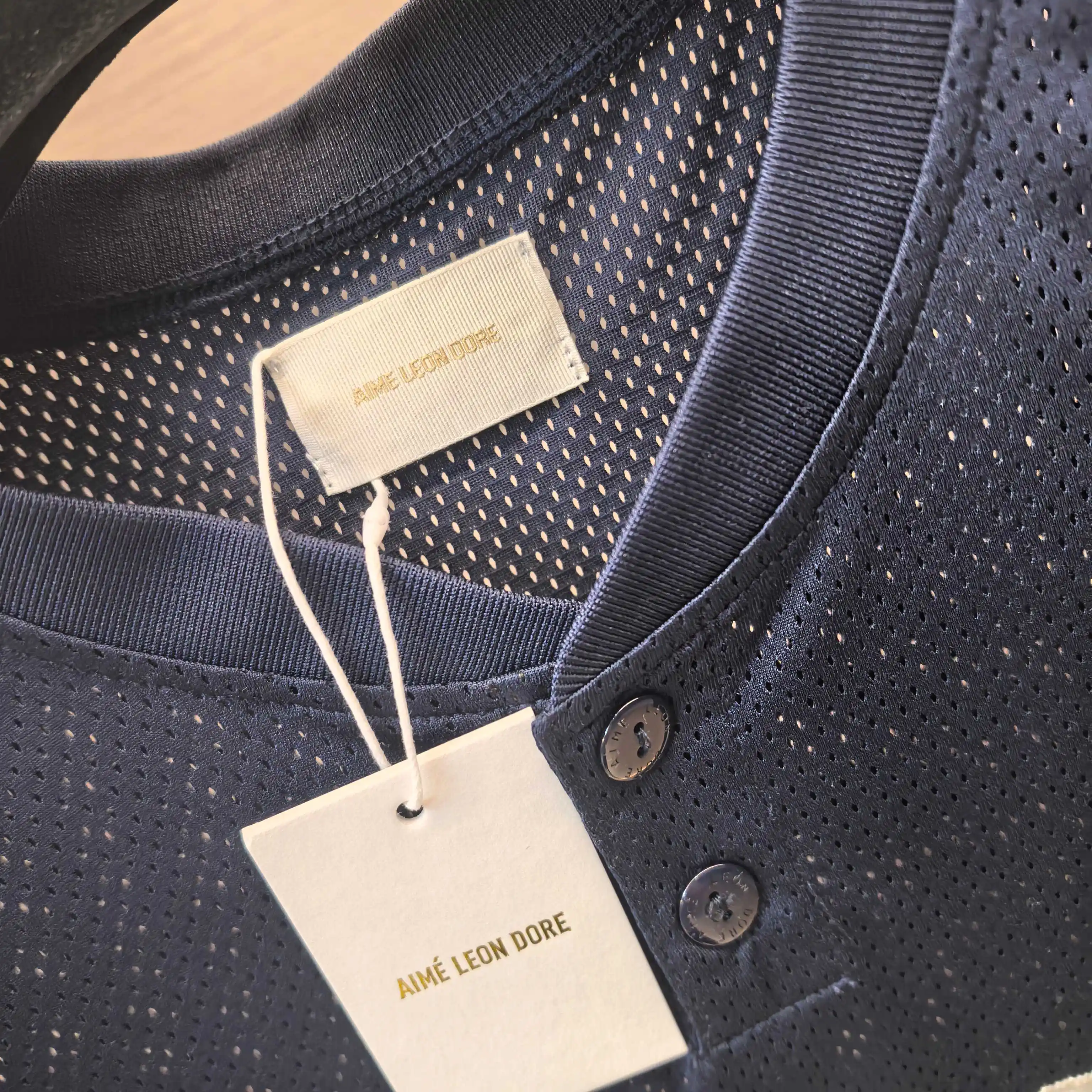 Mesh Henley Baseball T-Shirt D13522463 — view 6