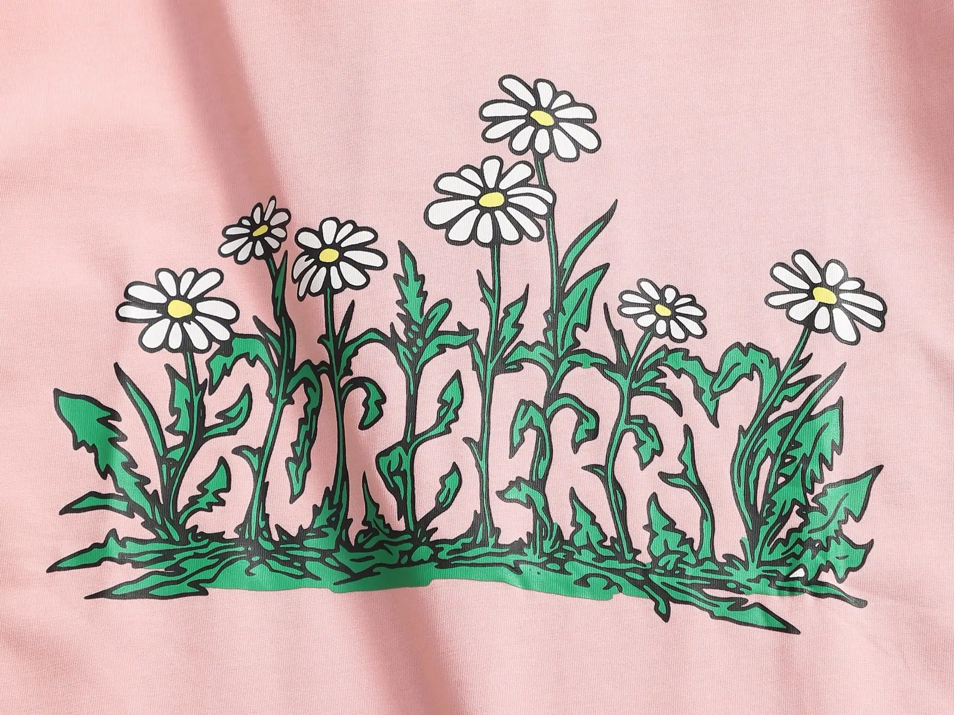 Floral Logo Graphic Cotton T-Shirt D13513289 — view 4