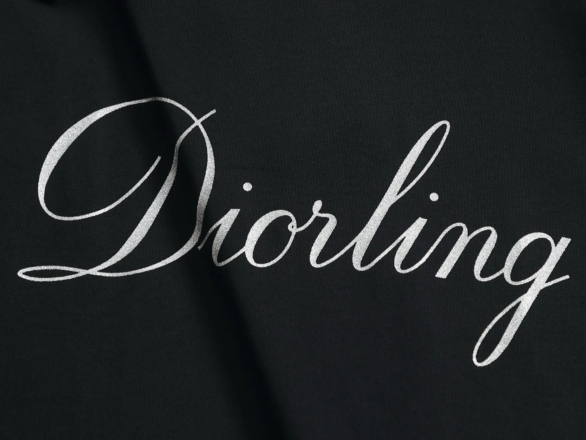 Diorling Logo Print Cotton T-Shirt D13513298 — view 4