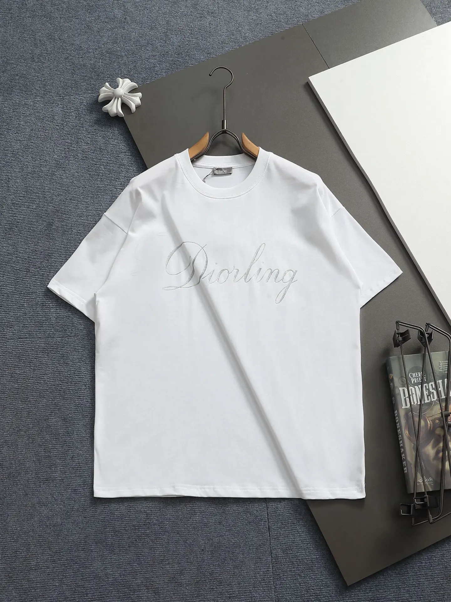 Diorling Logo Print Cotton T-Shirt D13513297