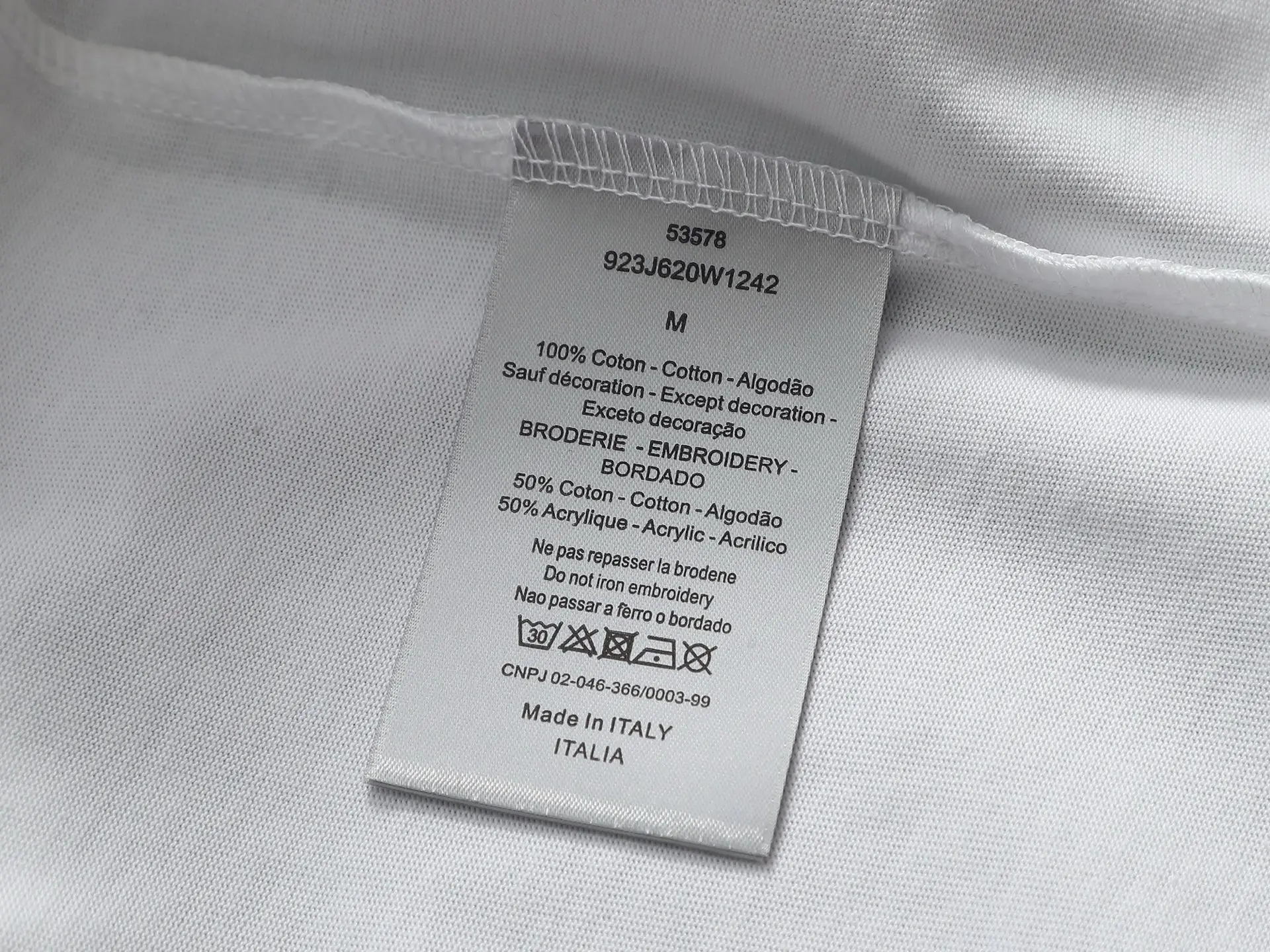 Diorling Logo Print Cotton T-Shirt D13513297 — view 9
