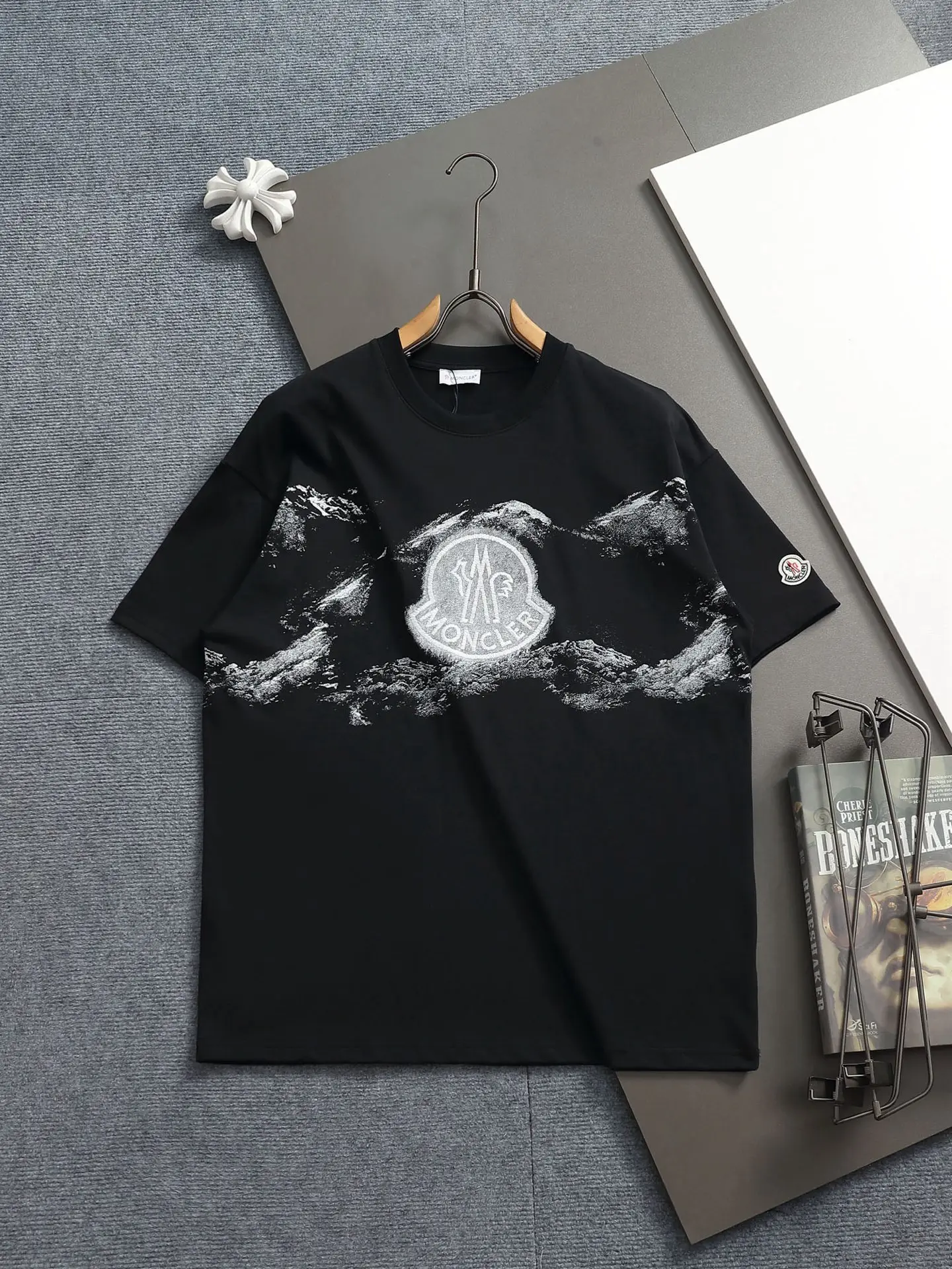 Logo Embroidery Mountain Graphic T-Shirt D13513275