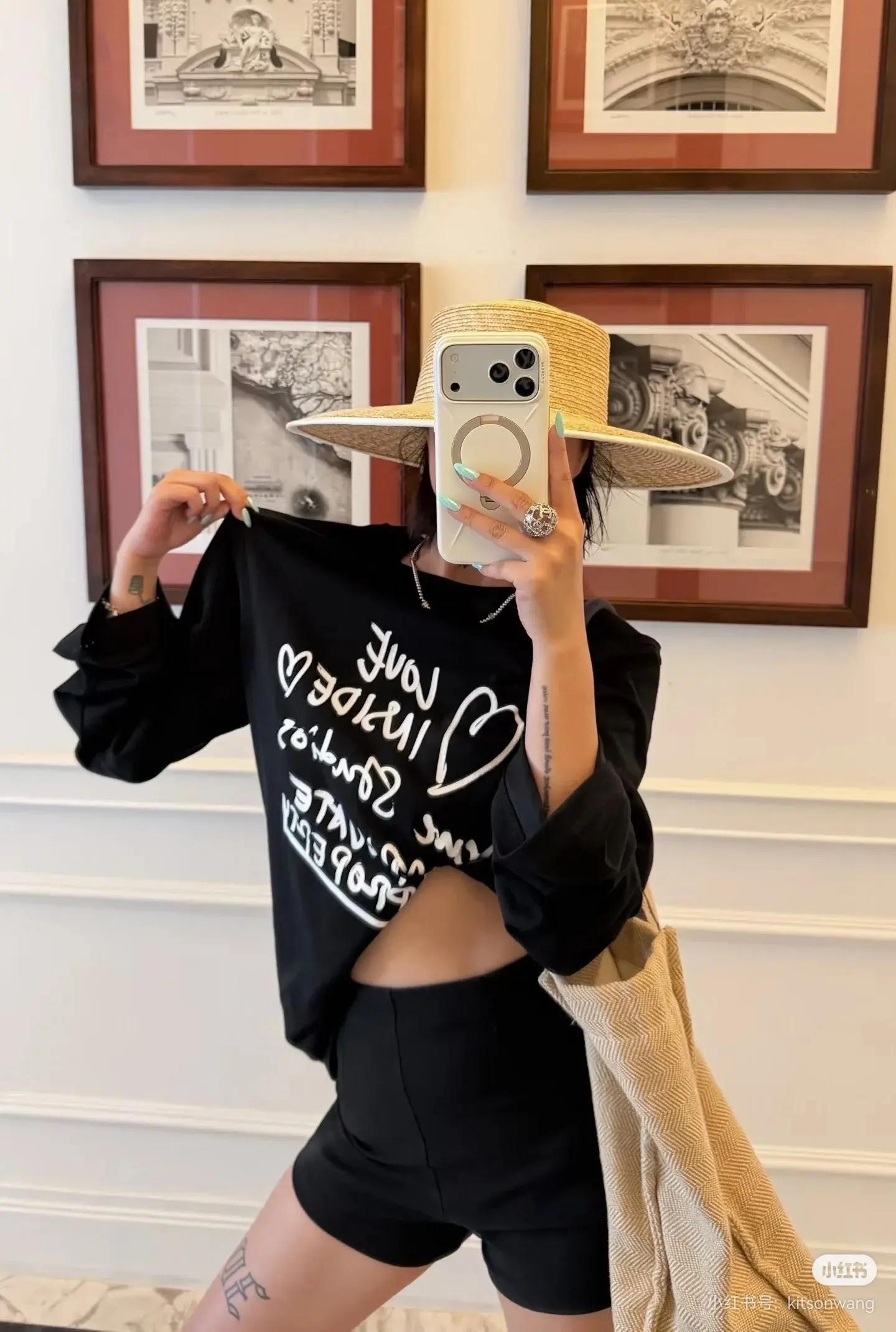 Acne Studios Slogan Print Long-Sleeve T-Shirt D14022441 — view 8