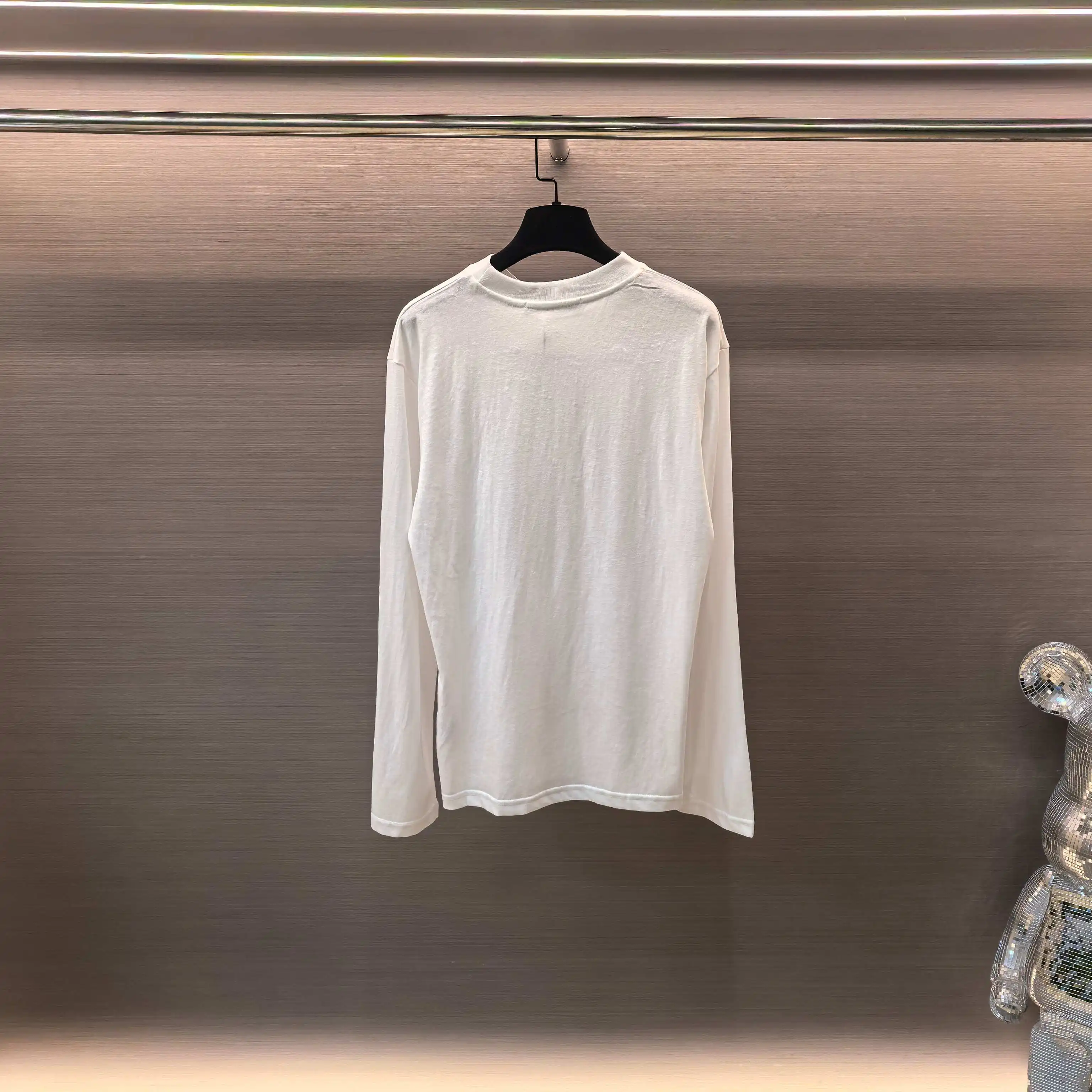 1996 Logo-Embossed Linen-Blend T-Shirt D14022459 — view 3