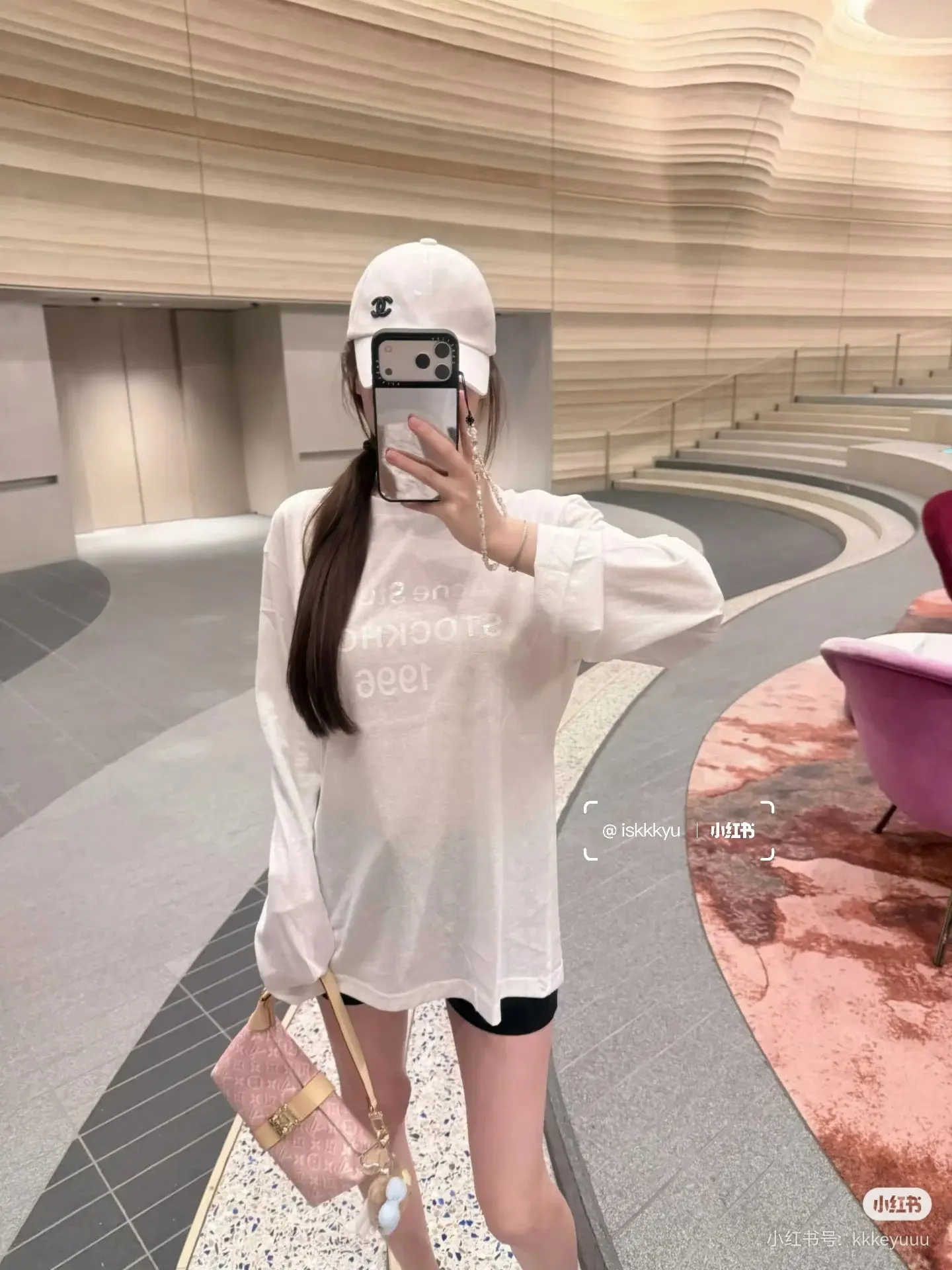 1996 Logo-Print Linen-Blend Long-Sleeve T-Shirt D14022458 — view 6