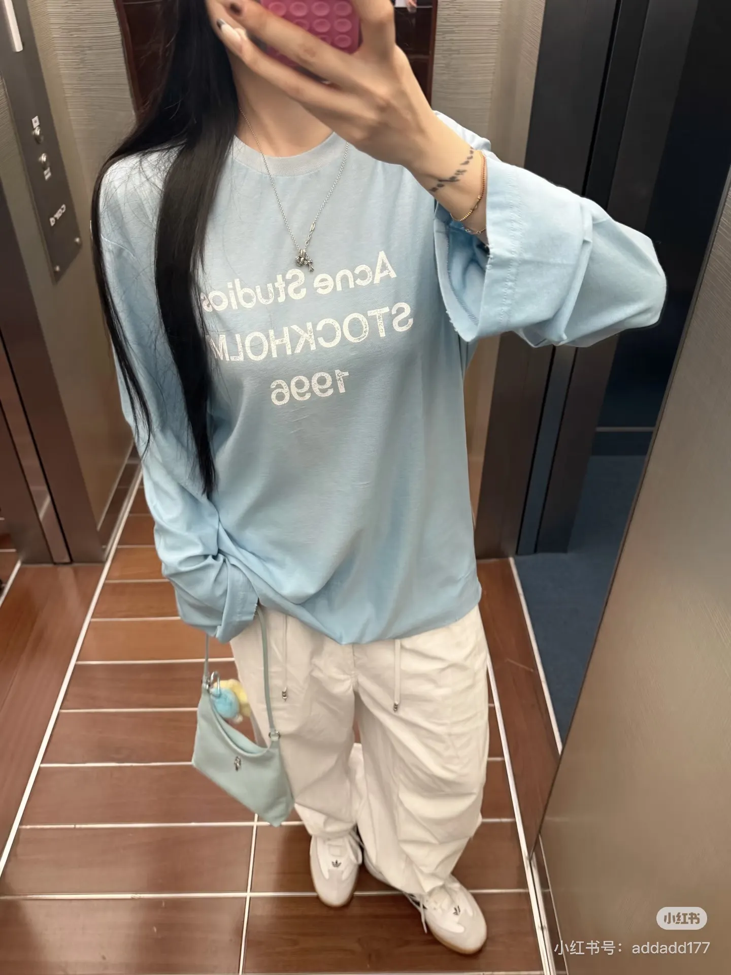 1996 Logo Distressed Long-Sleeve T-Shirt D14022532 — view 5