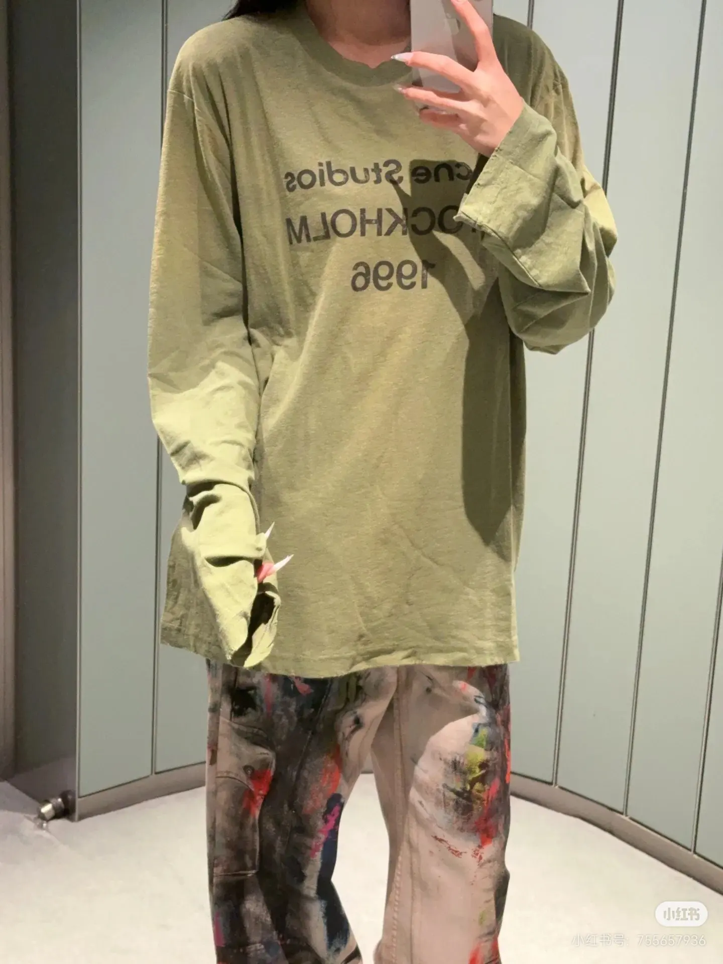1996 Logo Long-Sleeved T-Shirt D14022525 — view 4