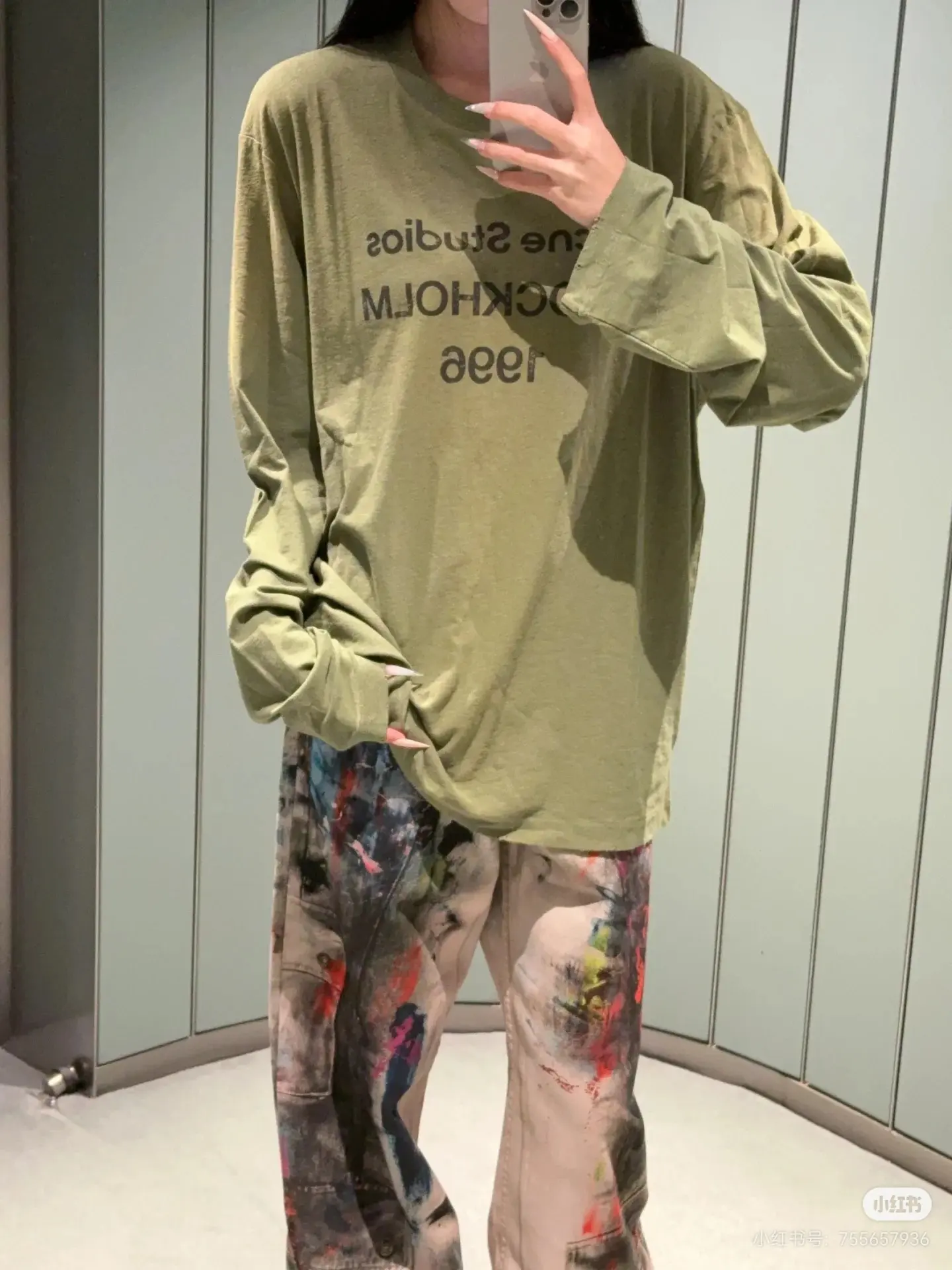 1996 Logo Long-Sleeved T-Shirt D14022525 — view 8