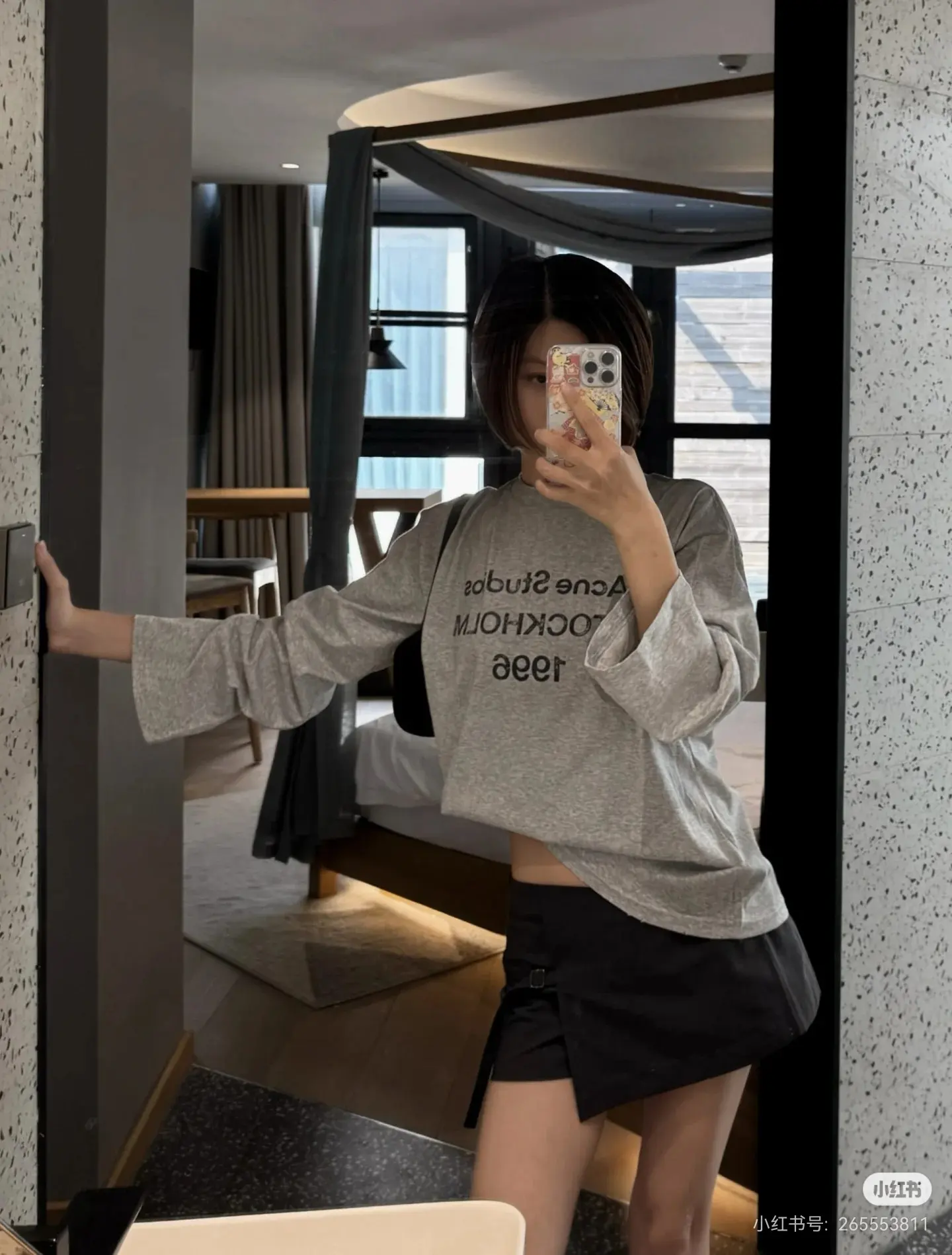 Acne Studios 1996 Distressed Long-Sleeve T-Shirt D14022519 — view 2