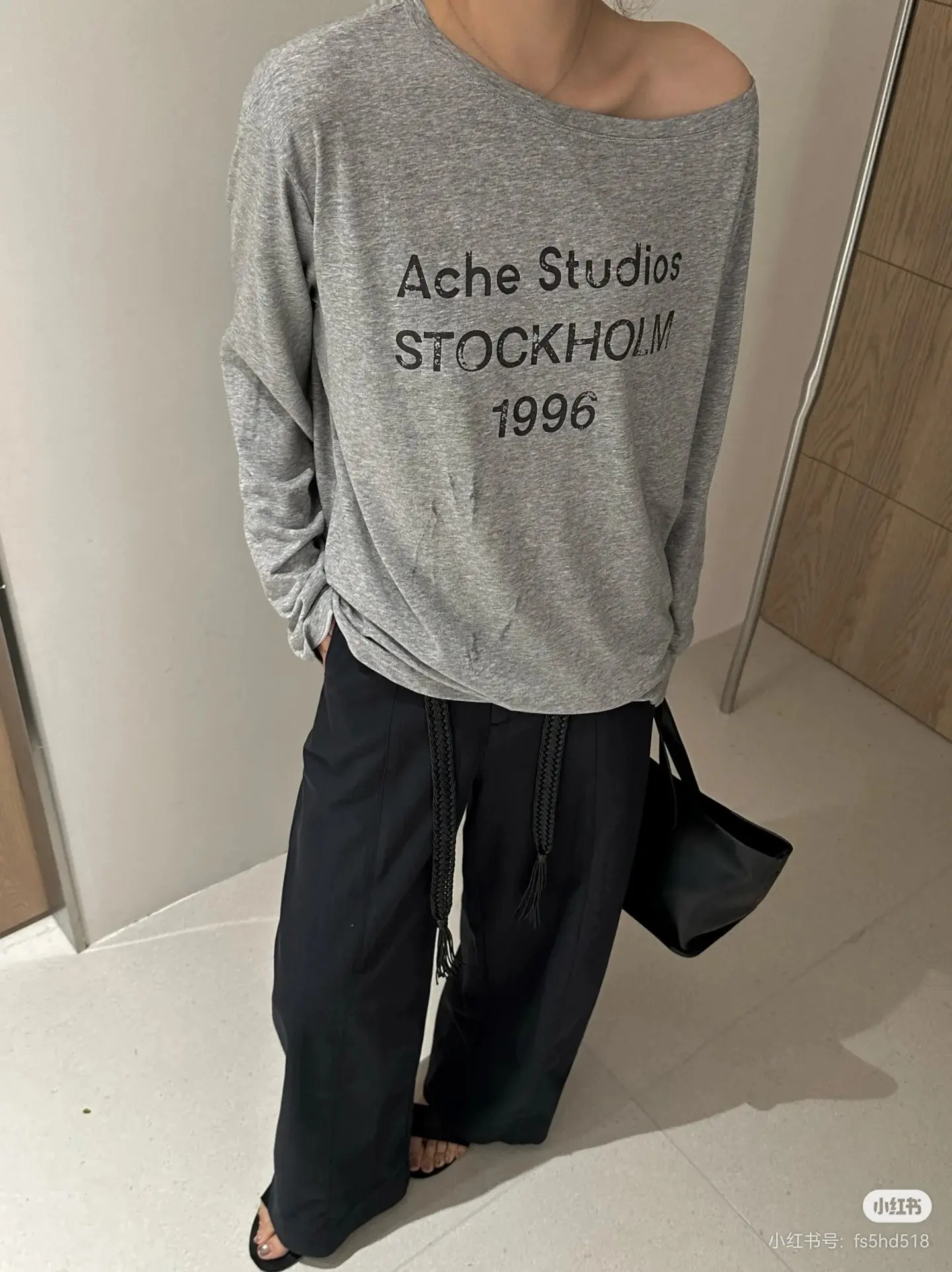 Acne Studios 1996 Distressed Long-Sleeve T-Shirt D14022519 — view 3