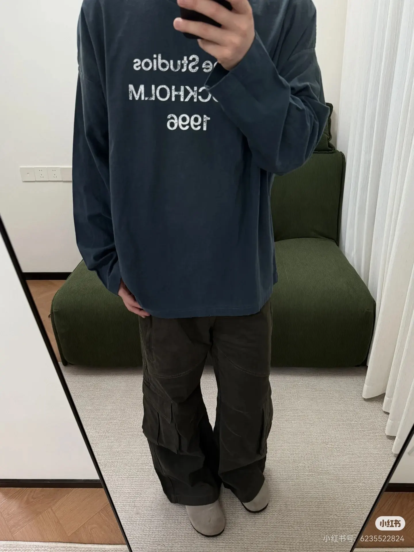 Acne Studios 1996 Logo Long-Sleeve T-Shirt D14022522 — view 3