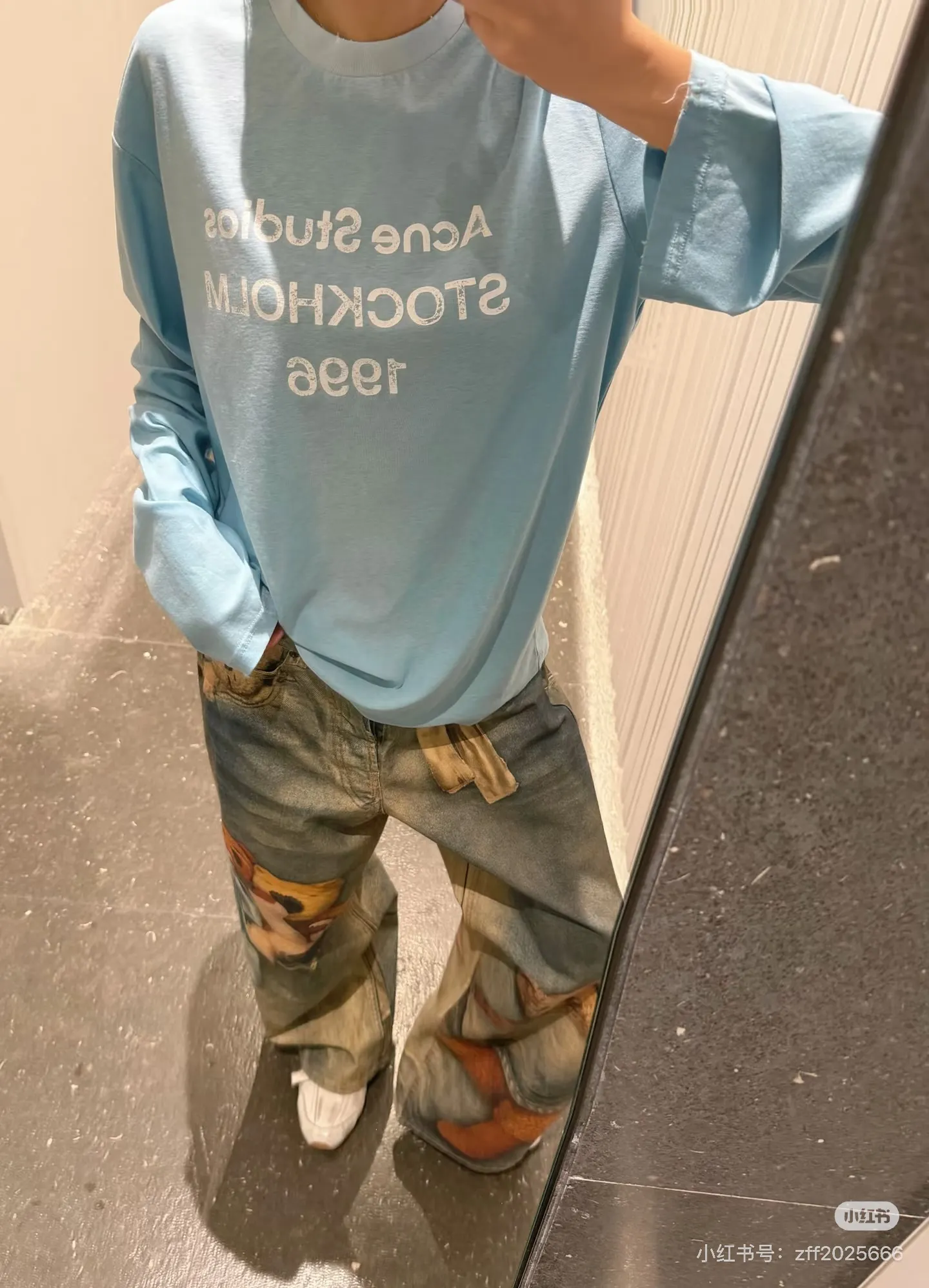 1996 Distressed Long-Sleeve T-Shirt D14022533 — view 9
