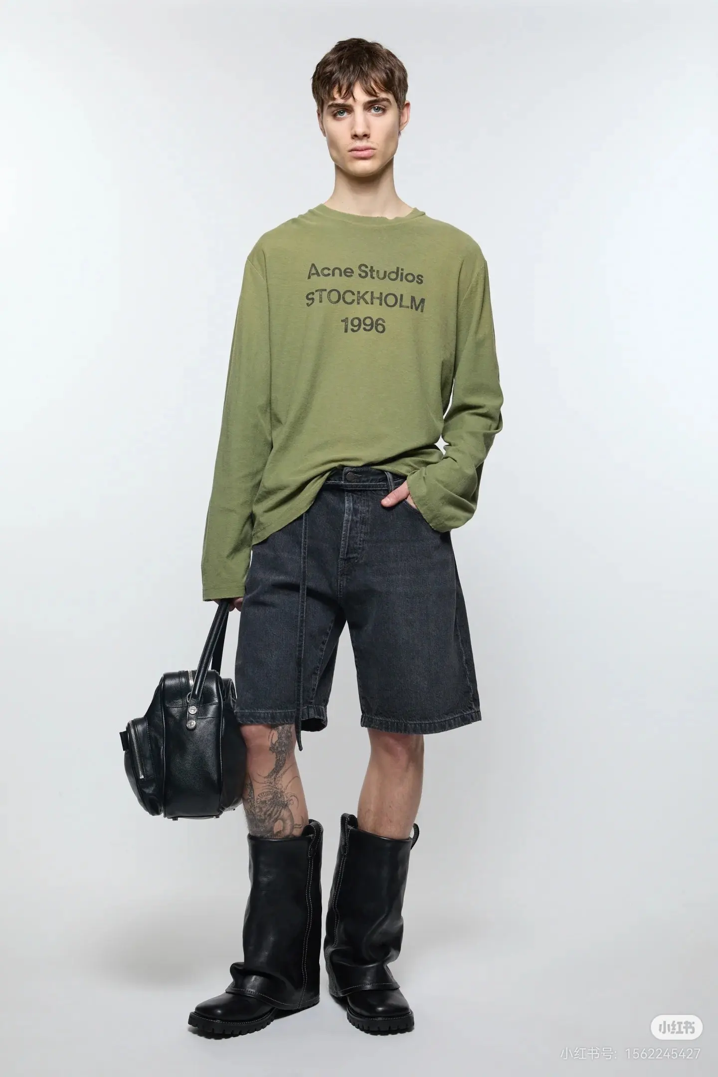 1996 Distressed Long-Sleeve T-Shirt D14022526 — view 9