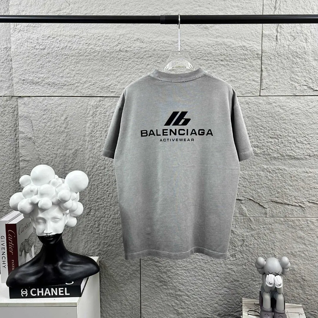 Logo-Flocked Distressed Washed Cotton T-Shirt D14512086