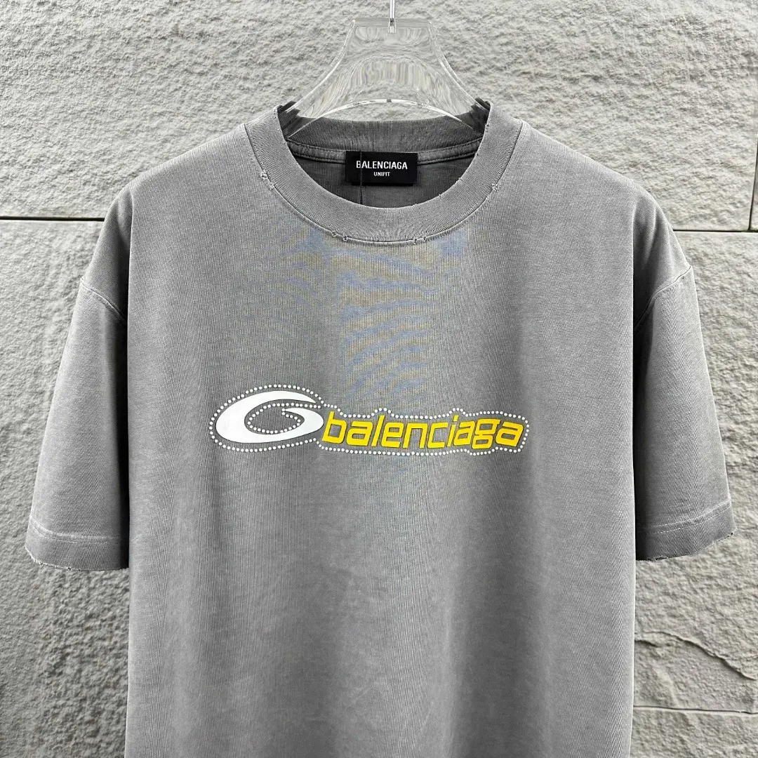 Distressed Logo-Embellished Cotton T-Shirt D14512077 — view 2
