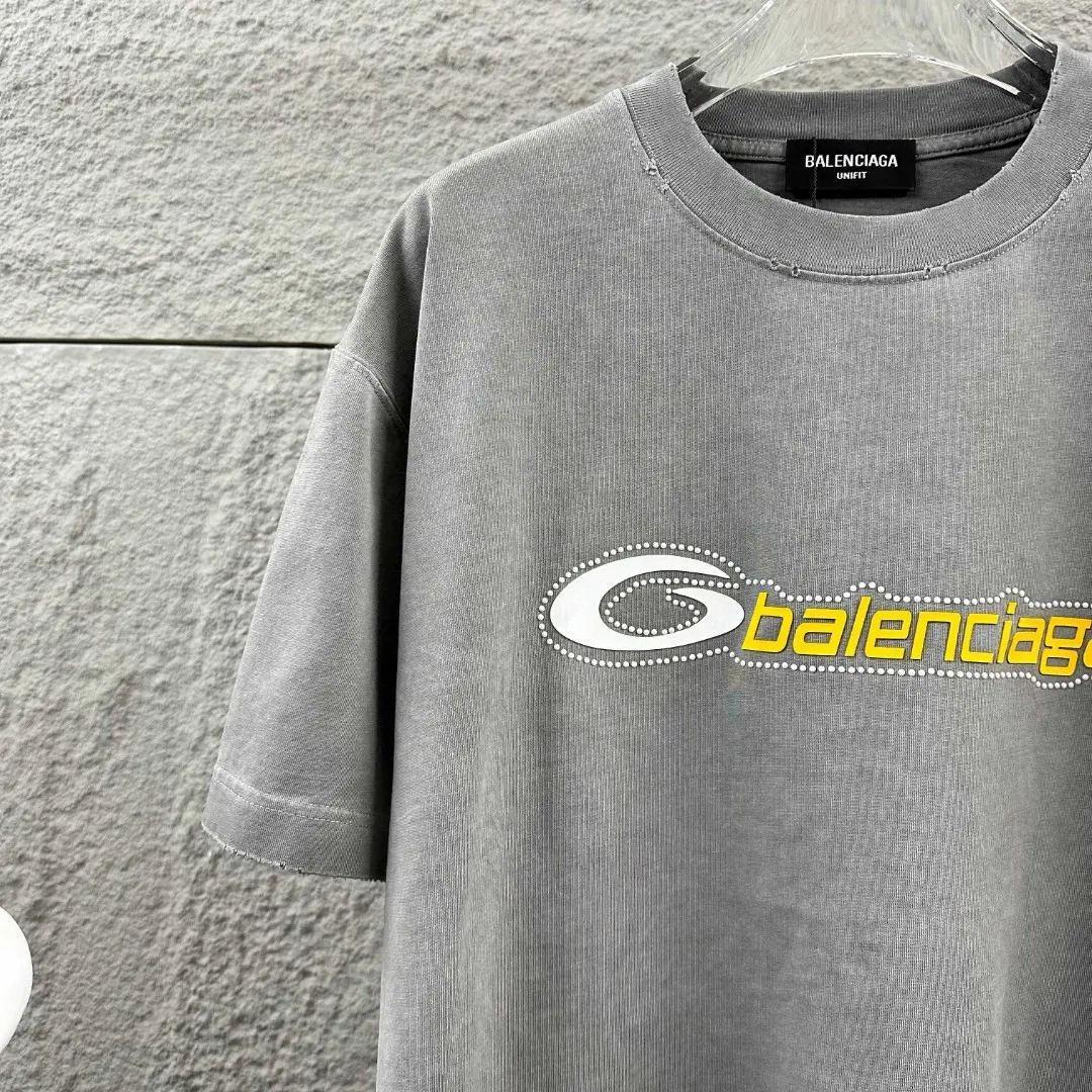 Distressed Logo-Embellished Cotton T-Shirt D14512077 — view 4