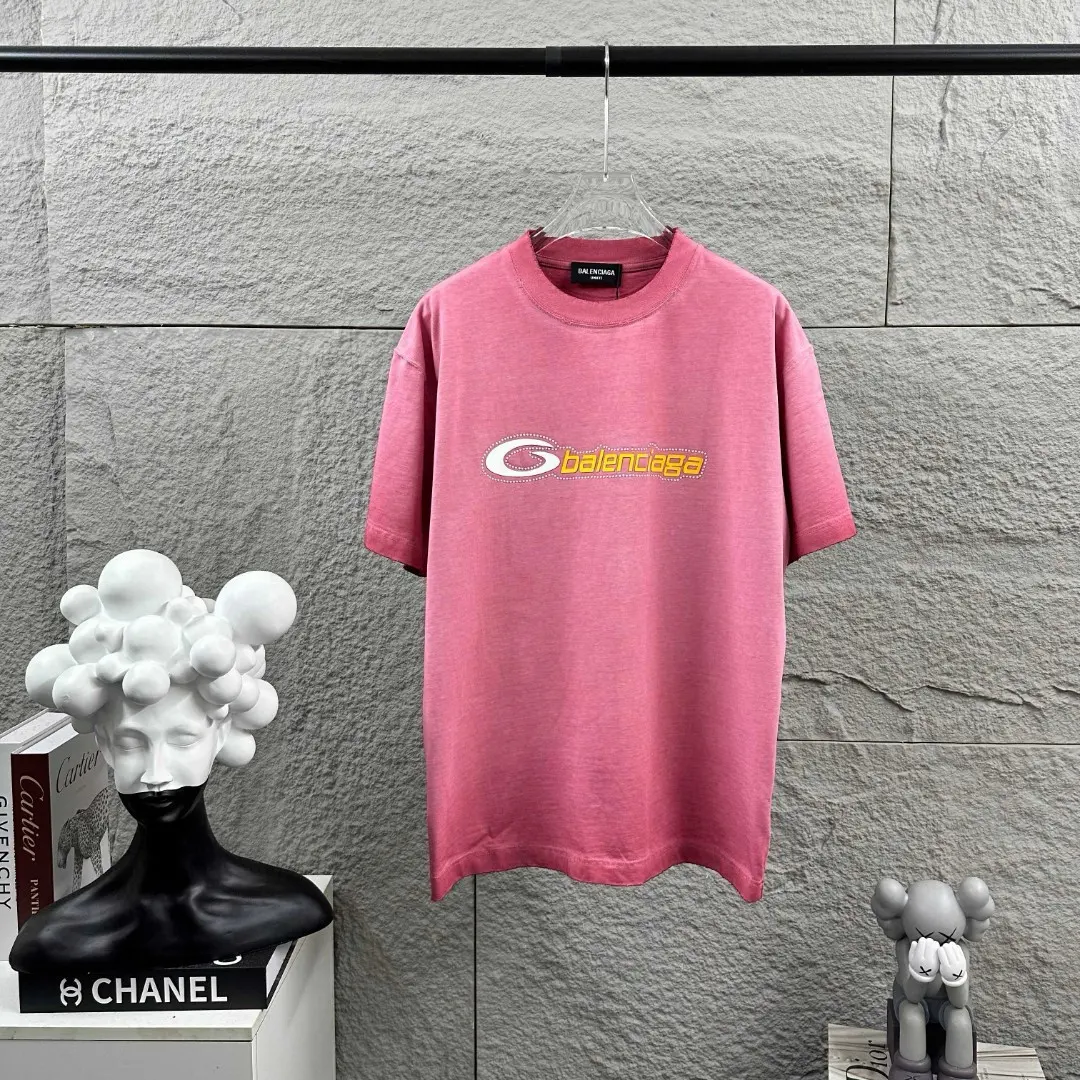 Distressed Logo-Print Cotton T-Shirt D14512078